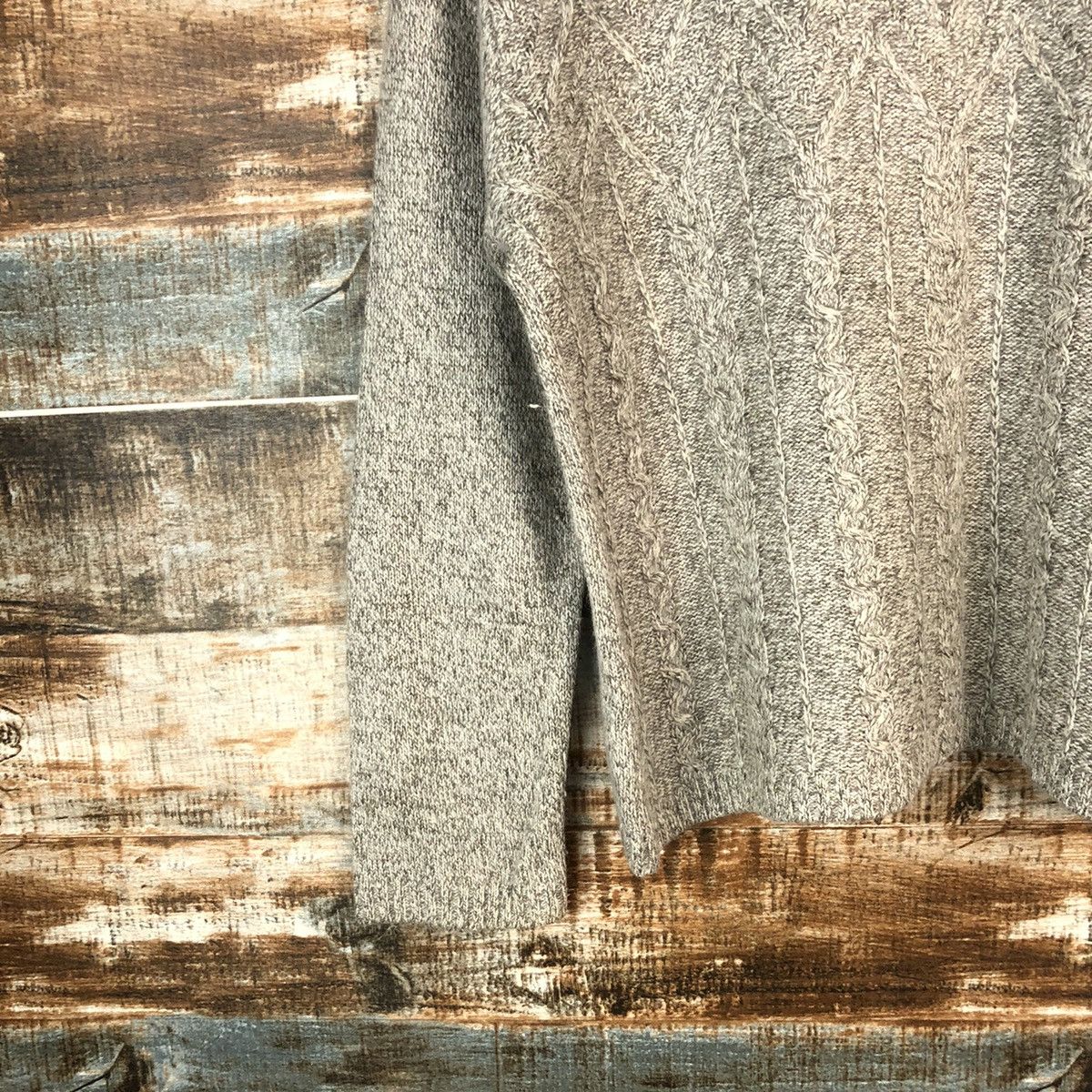 Homespun Knitwear × Japanese Brand Lya Bacot japan vintage Grey Knitwear #A1737 Size S / US 4 / IT 40 - 7 Thumbnail