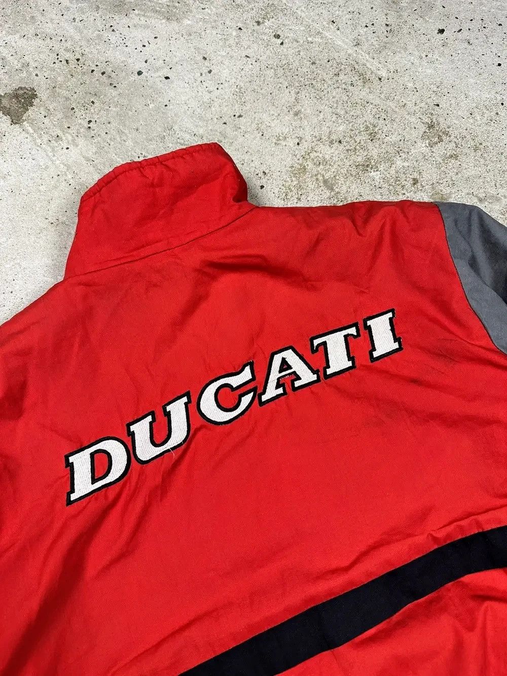 Vintage 💥 Ducati Motorcycle Bombers Racing Jacket Biker Streetwear Size US XL / EU 56 / 4 - 7 Thumbnail