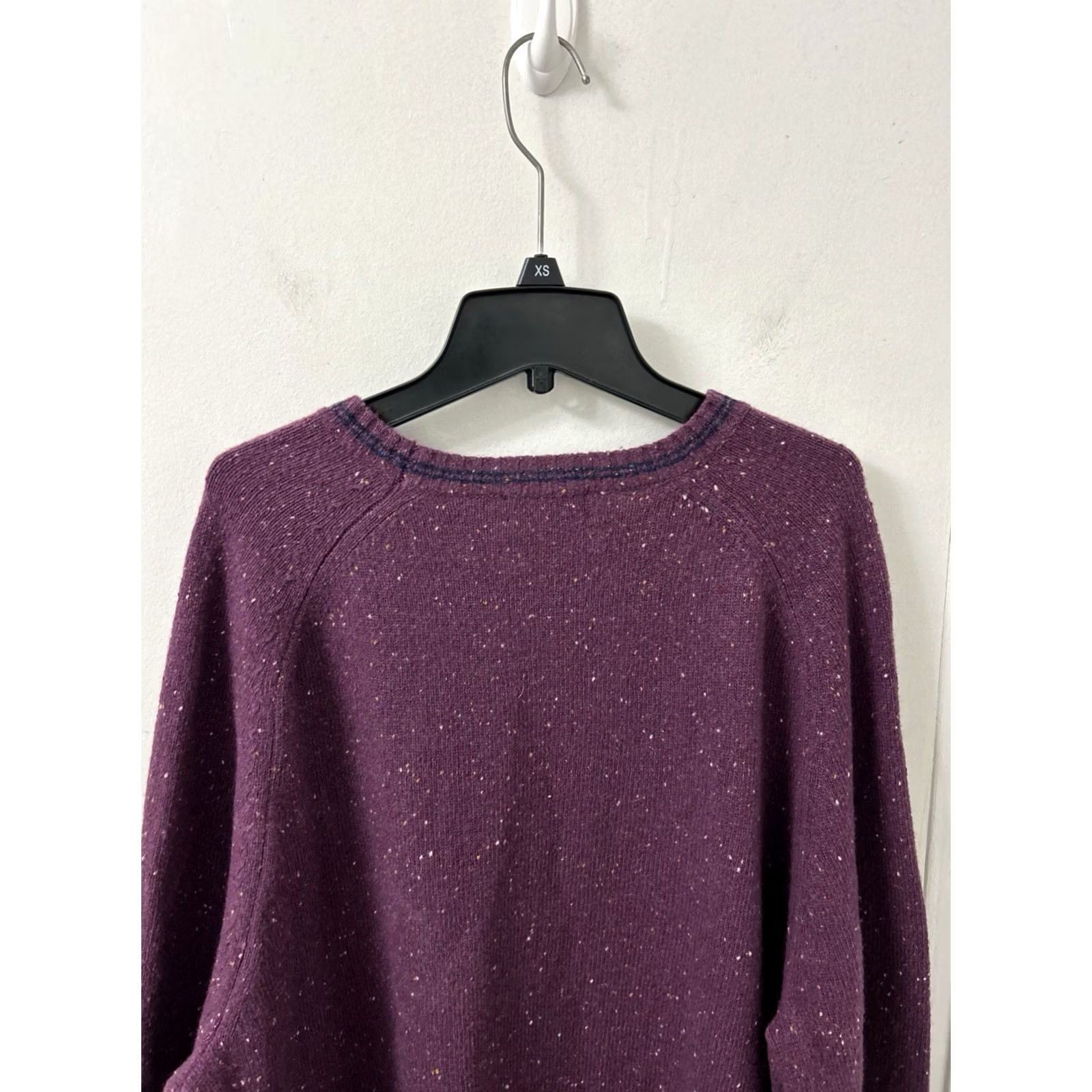 Brooks Brothers Brooks Brothers Sweater Crew Neck Pullover XL Mens Purple Lambswool Tweed Knit Long Sleeve Regular Fit L/S Knit Pullover Casual Business Vintage No Size US XL / EU 56 / 4 - 7 Thumbnail