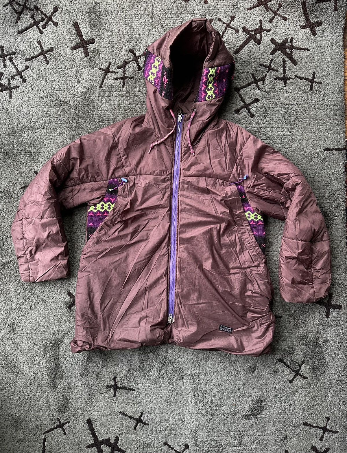 Final Home Final Home Purple Knit Puffer Jacke Size US M / EU 48-50 / 2 - 1 Thumbnail