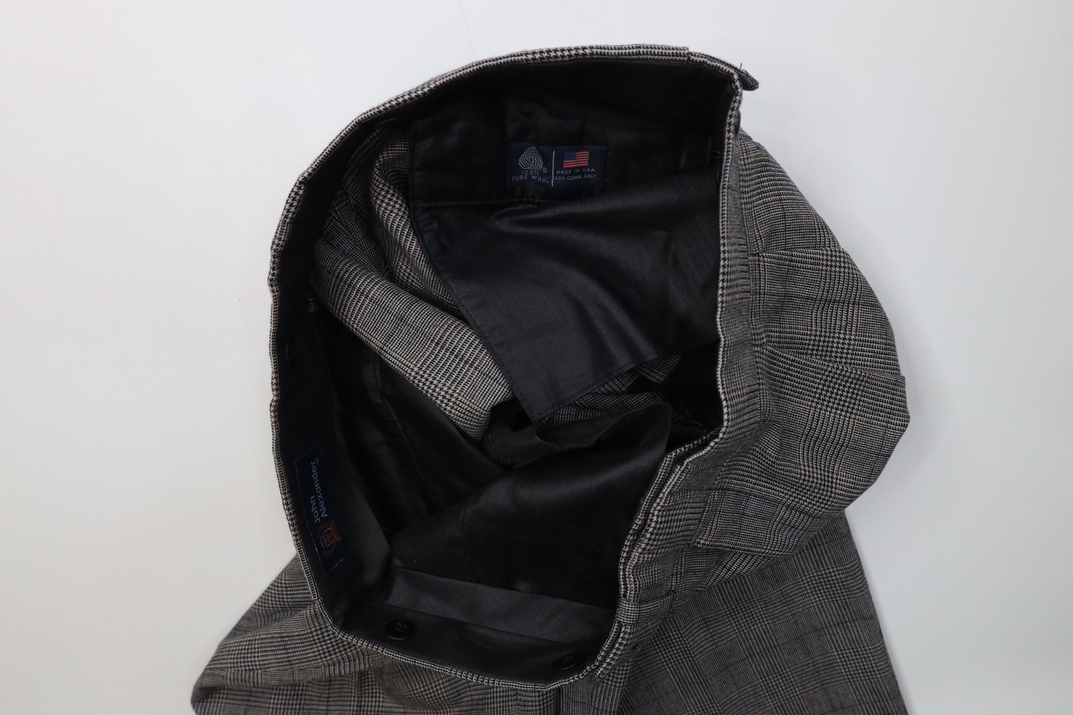 Vintage Vintage 70s Streetwear Knit Wide Leg Chino Pants Plaid USA Size US 34 / EU 50 - 8 Thumbnail