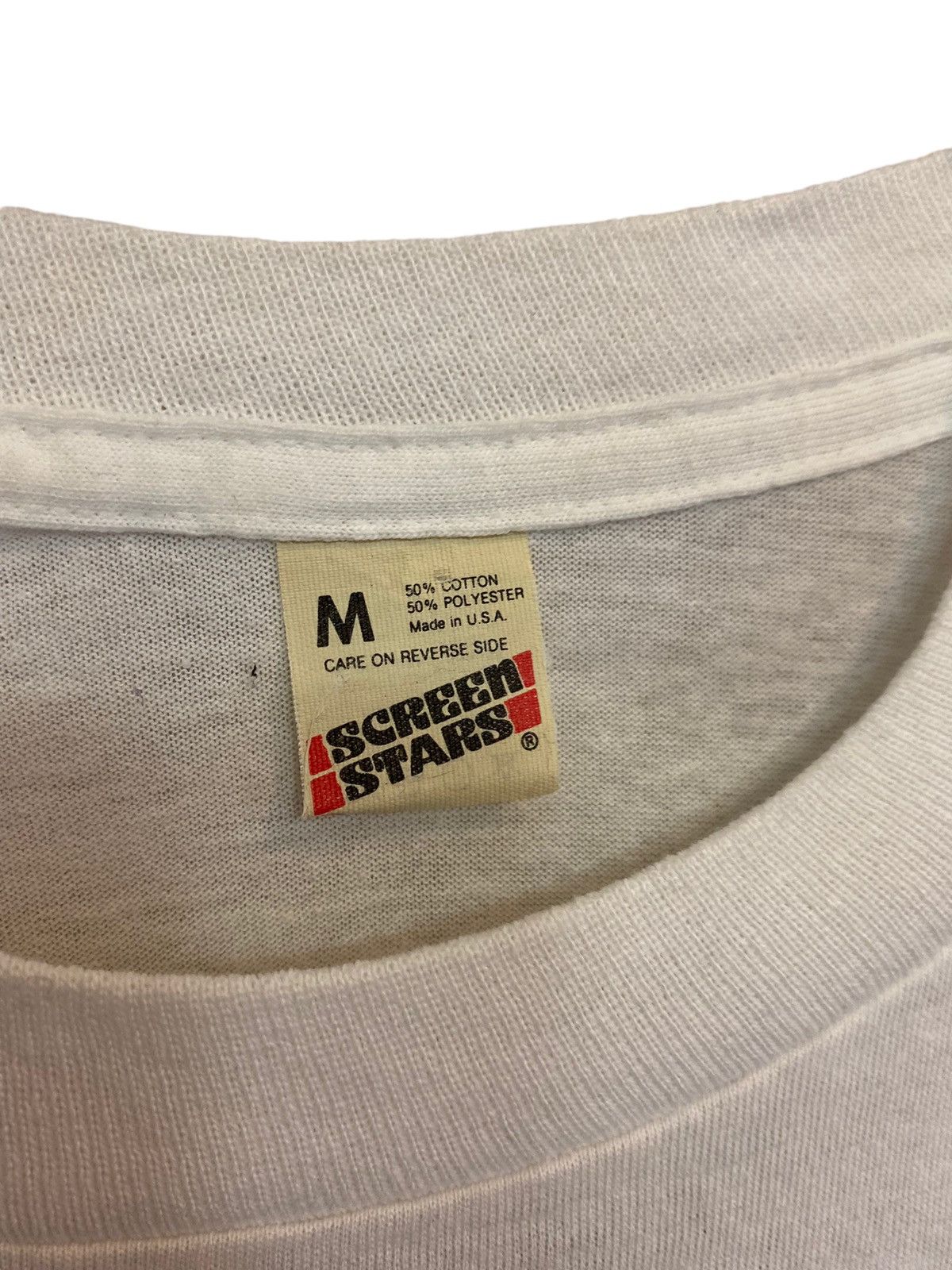 Vintage Vintage 80s University of Miami First Aid Squad College Tee Size US M / EU 48-50 / 2 - 6 Thumbnail