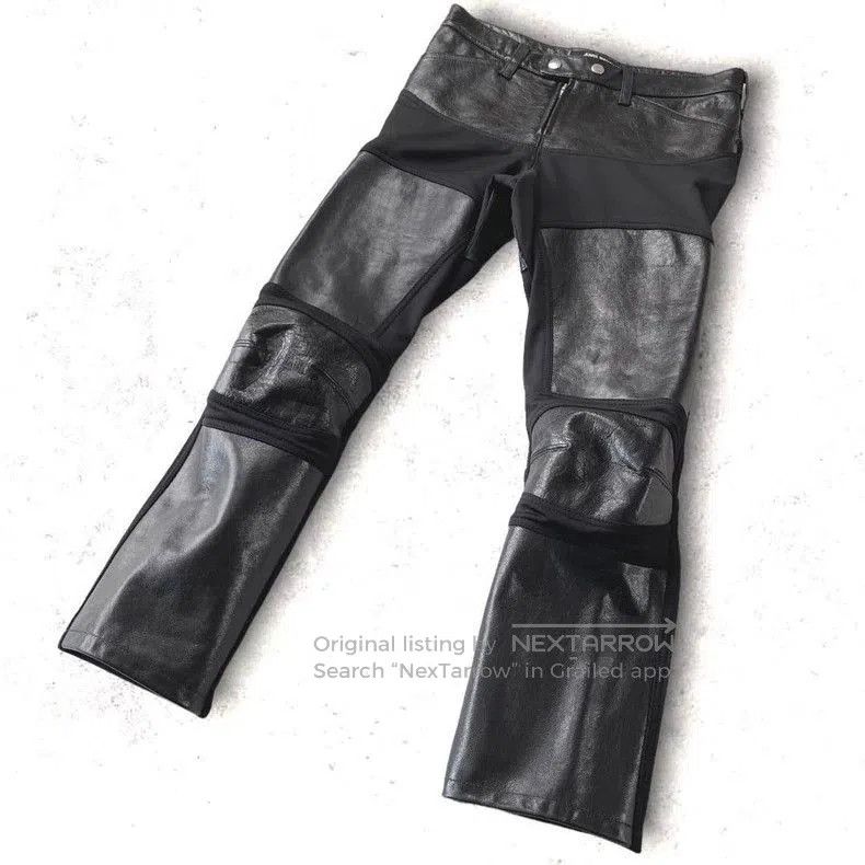 Junya Watanabe Junya Watanabe Leather Paneled Pants. Size US 26 / EU 42 - 1 Thumbnail