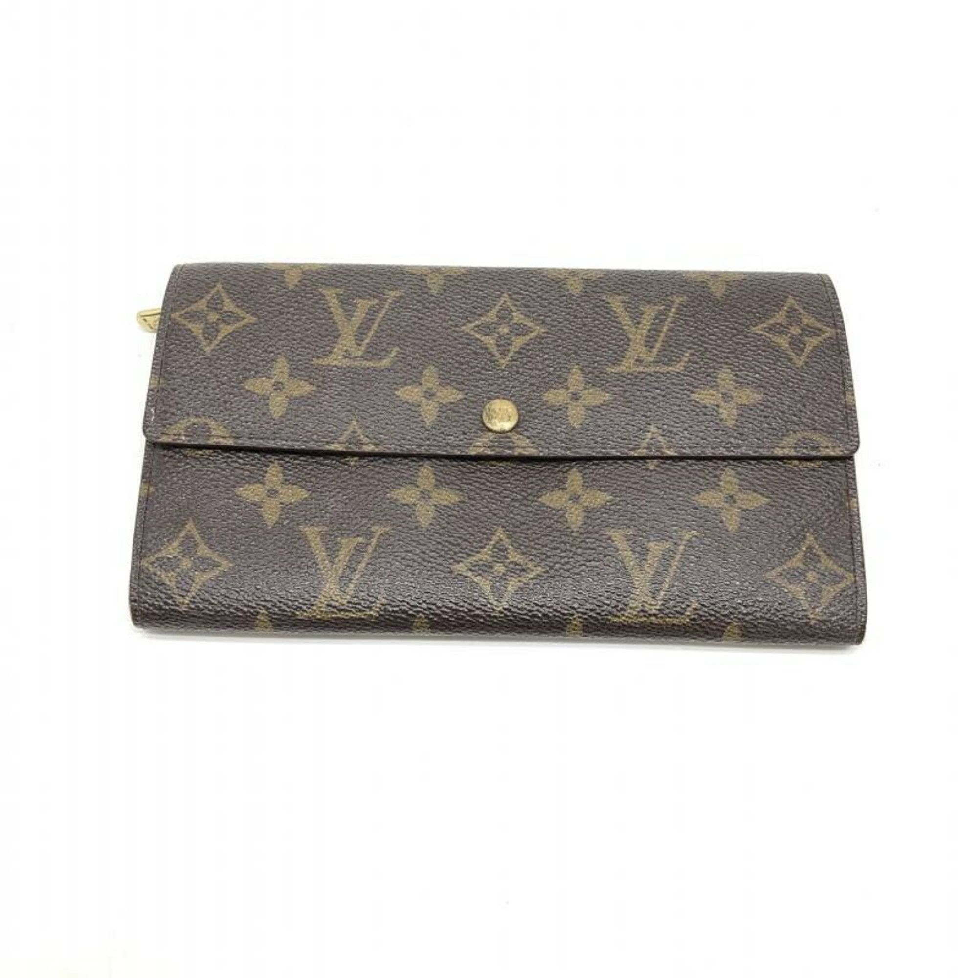 Louis Vuitton Bifold Wallet Monogram Porte Monet Bier Viennois