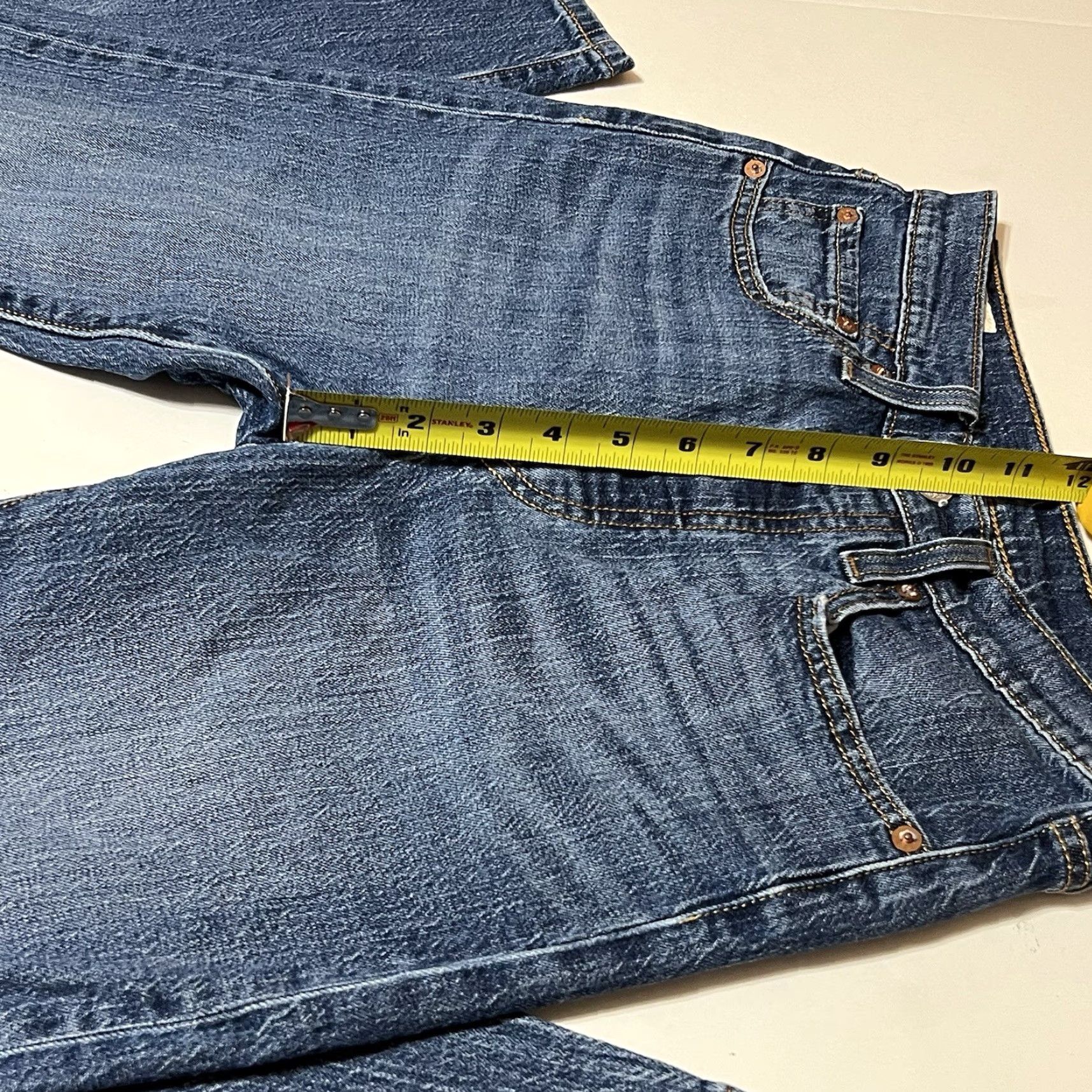 Levi's Levi's 501 Premium Women Skinny Jeans Denim Blue 27x27 5-Pocket Retro Vintage Rise Mid Waist 27 Inseam Jeans Size 27" / US 4 / IT 40 - 4 Thumbnail