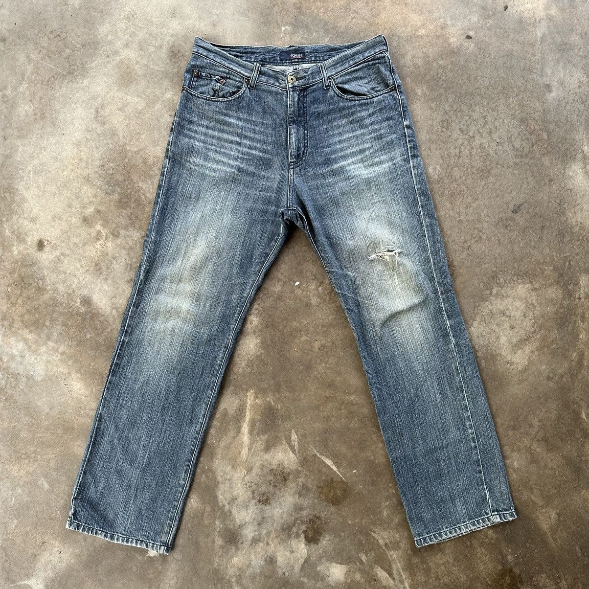 Japanese Brand Vintage Japanese Denim Jean Pant Distressed Faded W31 Size US 31 - 1 Thumbnail