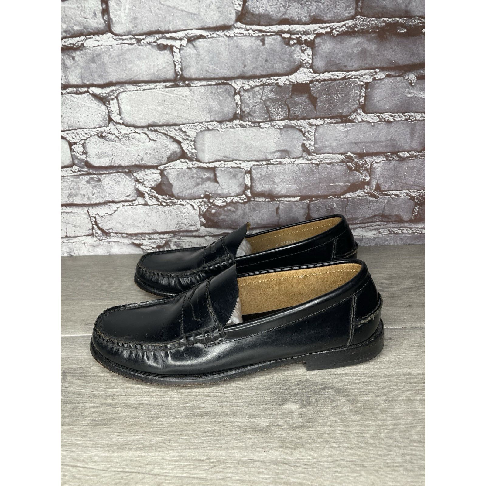 Florsheim Florsheim 1892 Black Leather Slip On Penny Loafers Dress Sho Size US 9 / EU 42 - 22 Thumbnail