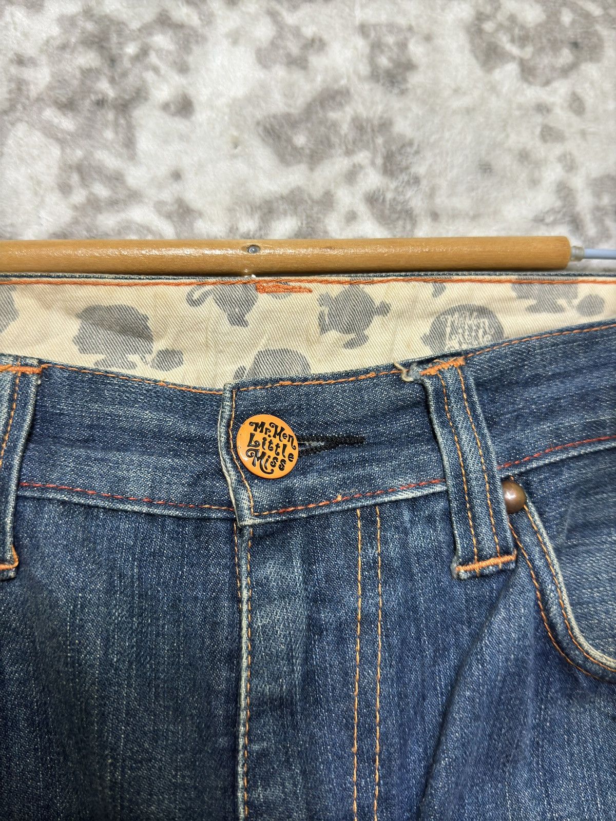 Hysteric Glamour Vintage Mr. Greedy Daicock Distressed Graphic Denim Jeans Size US 30 / EU 46 - 6 Thumbnail