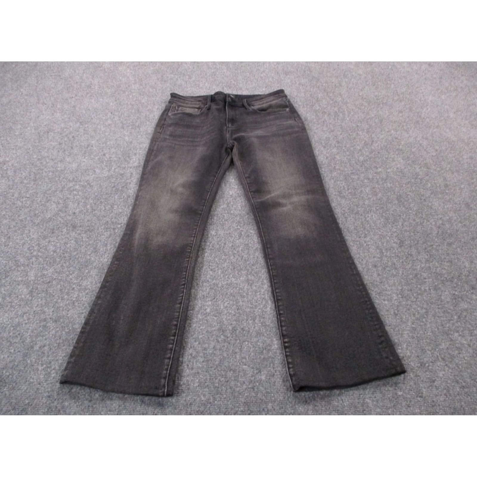 Vintage Driftwood Jeans Womens 30 X 31 Black Denim Bootcut 30 Regular Inseam Jeans Womens Black Driftwood Bootscut Jeans 30x31 Size 30" / US 8 / IT 44 - 2 Thumbnail