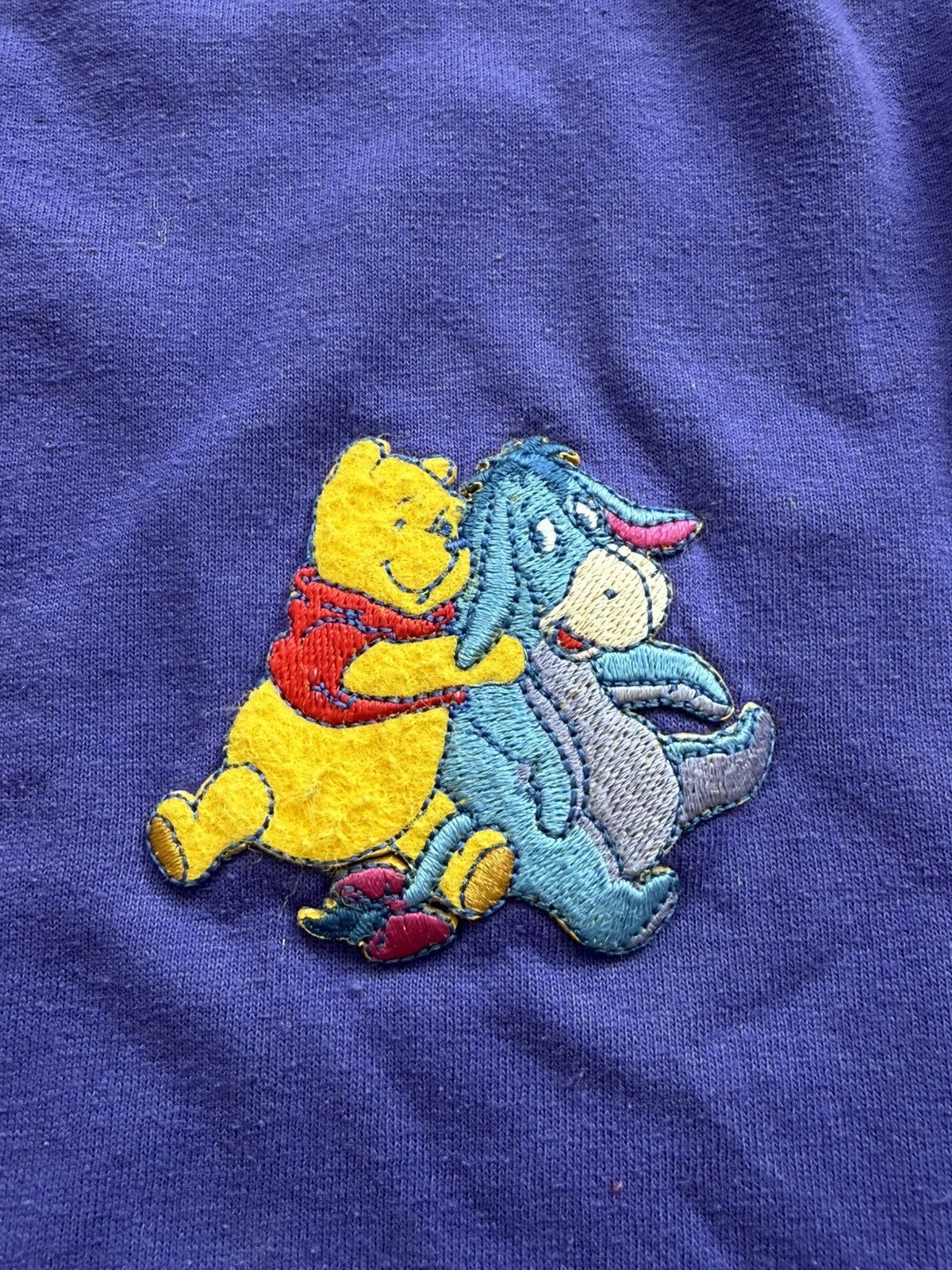 Disney Vintage Y2K Winnie the Pooh and Eeyore Embroidered Disney Size US L / EU 52-54 / 3 - 2 Thumbnail