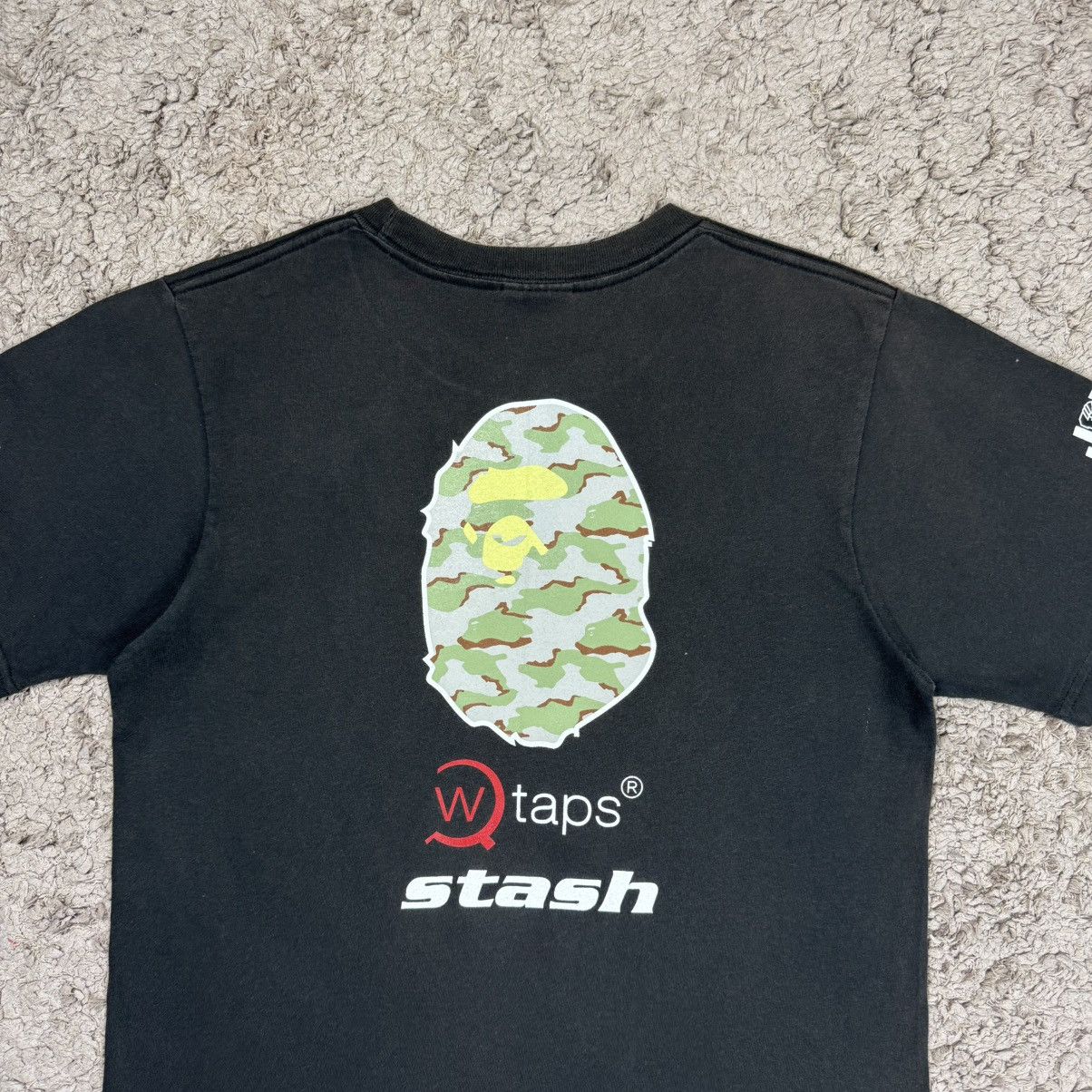 Vintage Vintage Bape X Wtaps X Stash T-shirt Size US M / EU 48-50 / 2 - 5 Thumbnail