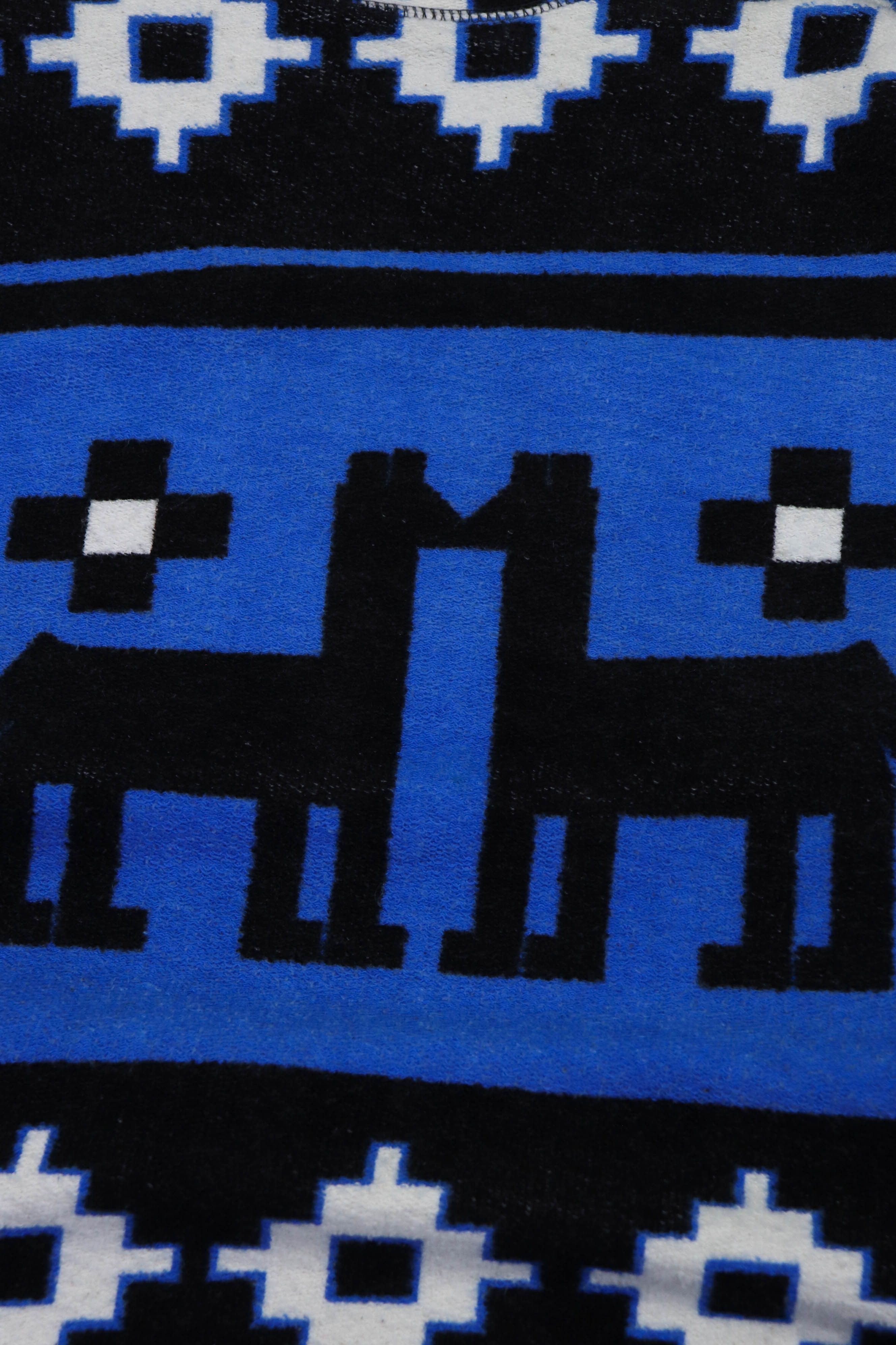 Vintage Vintage Aztec Graphics Mock Neck LS Oversized Baggy Pullover Size US XL / EU 56 / 4 - 4 Thumbnail