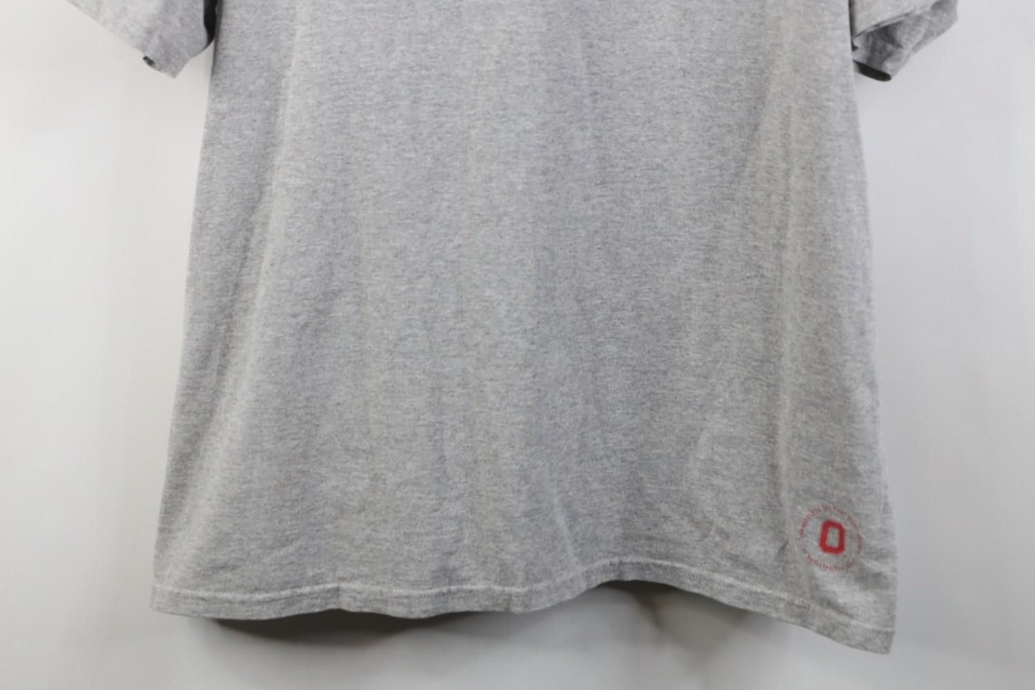 Nike Vintage 90s Nike Ohio State University Football T-Shirt Gray Size US XXL / EU 58 / 5 - 3 Thumbnail