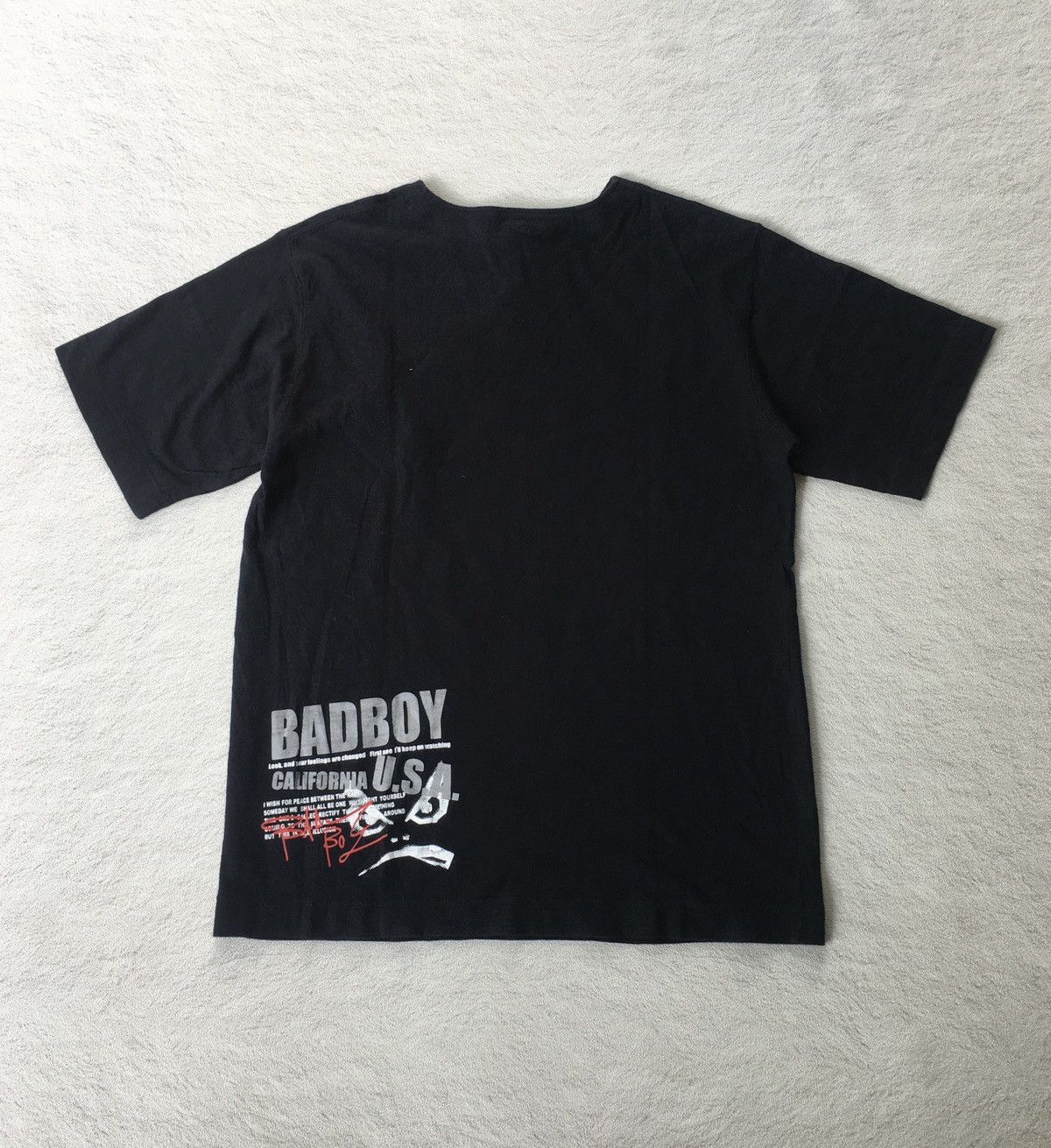 Japanese Brand 2000s Bad Boy Lace Up Tshirt Size US M / EU 48-50 / 2 - 5 Thumbnail