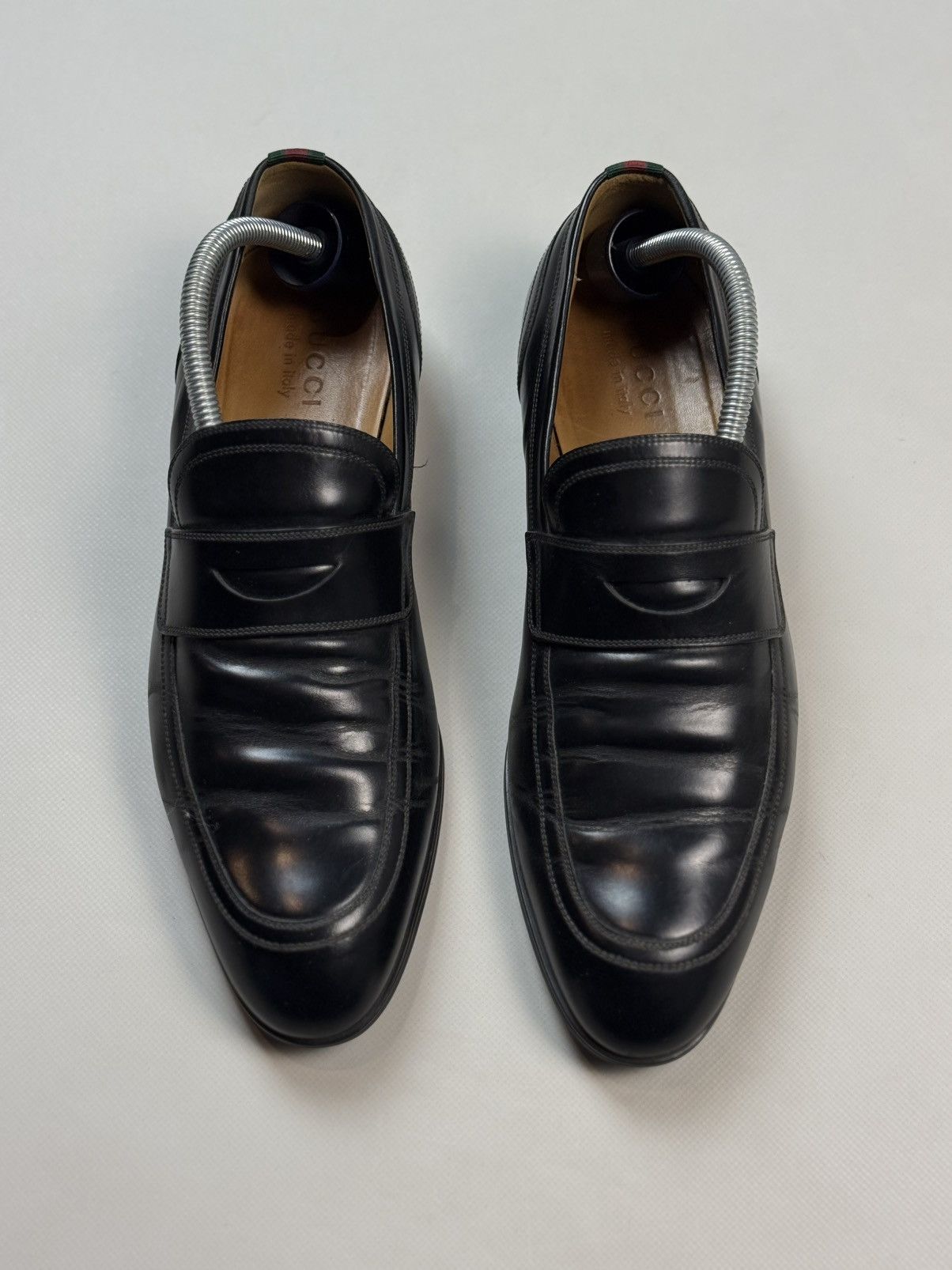Gucci Gucci Men’s Leather Penny Loafers Formal Shoes Size US 8.5 / EU 41-42 - 8 Thumbnail