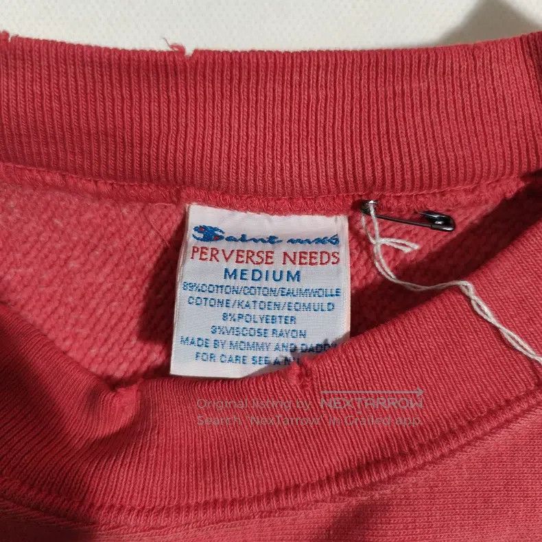 Saint Michael Saint Michael An old hoodie with a red pullover Size US M / EU 48-50 / 2 - 5 Thumbnail