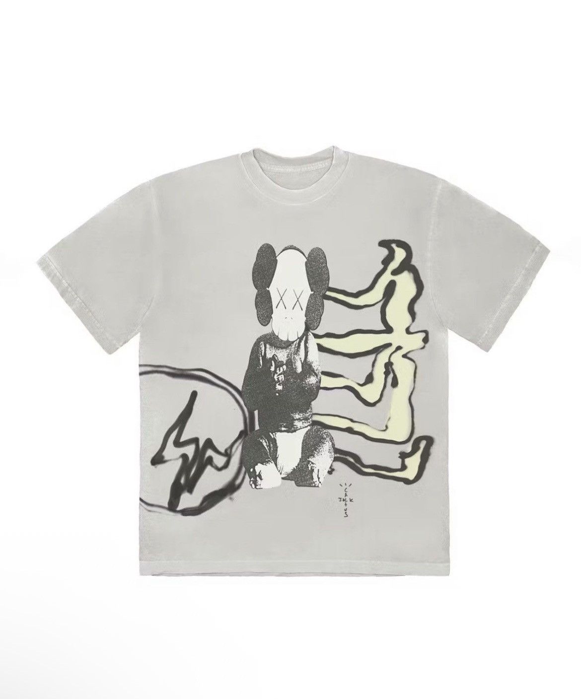 Fragment Design × Kaws × Travis Scott Travis Scott Cactus Jack + Kaws For Fragment Tee Size US L / EU 52-54 / 3 - 1 Thumbnail