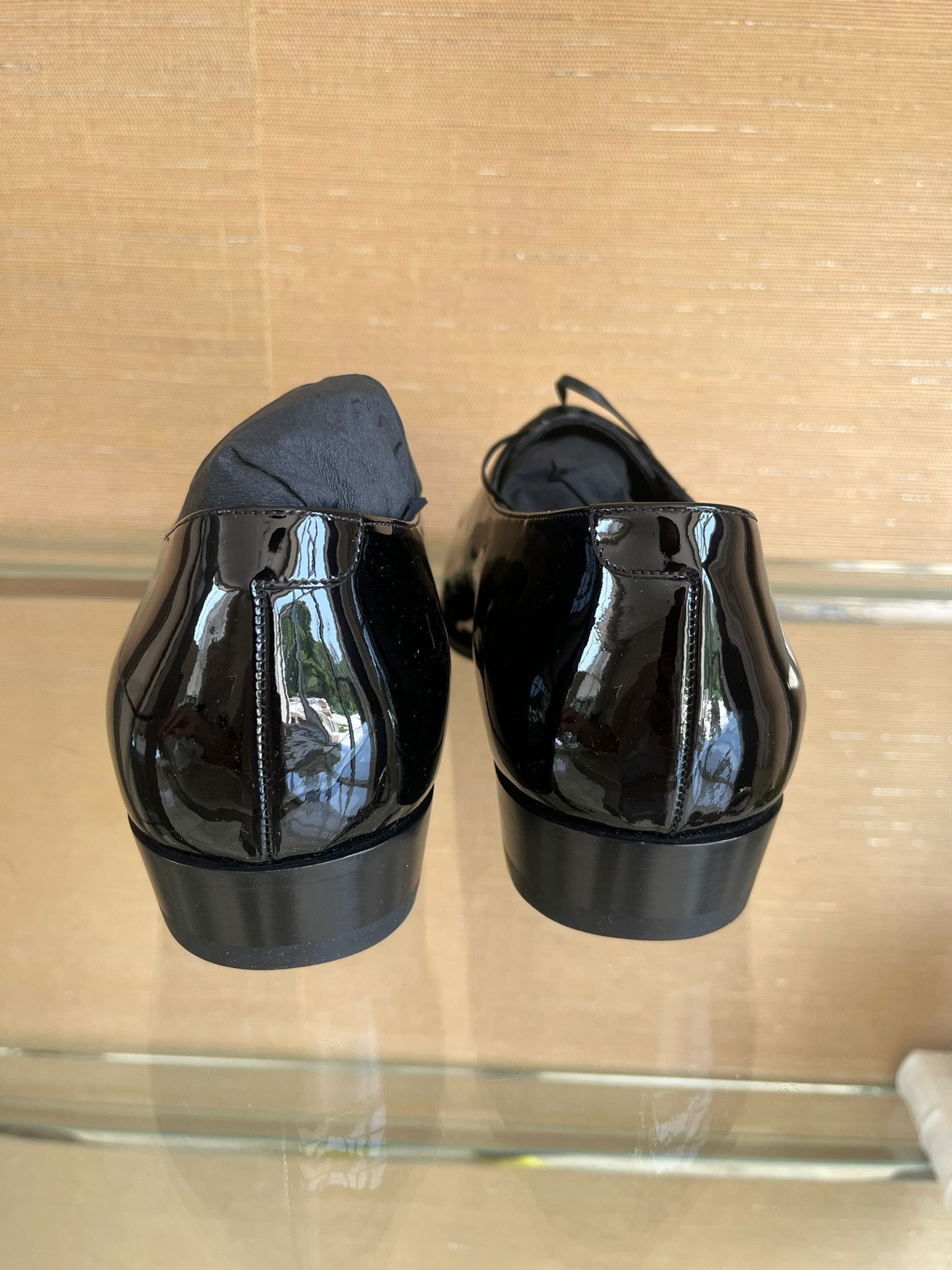 Celine Patent Leather Derby With Apron 30 in Black / Brown Size US 11 / EU 44 - 4 Thumbnail