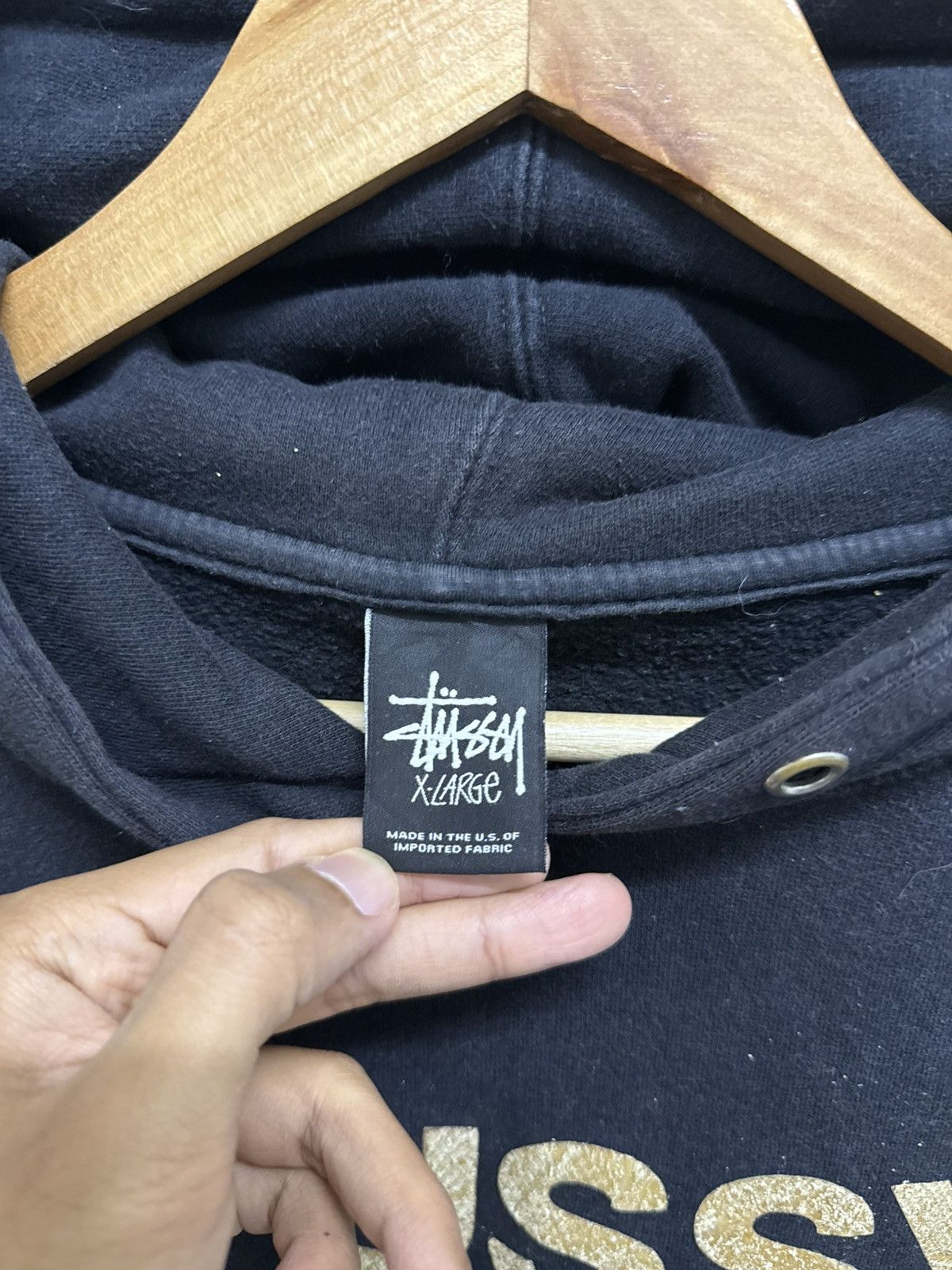 Stussy 2000s Stussy N4 Snake Skin Design Hoodie Size US XL / EU 56 / 4 - 4 Thumbnail