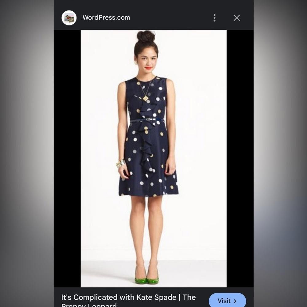 Designer Kate Spade dress - size 4 Size S / US 4 / IT 40 - 1 Thumbnail