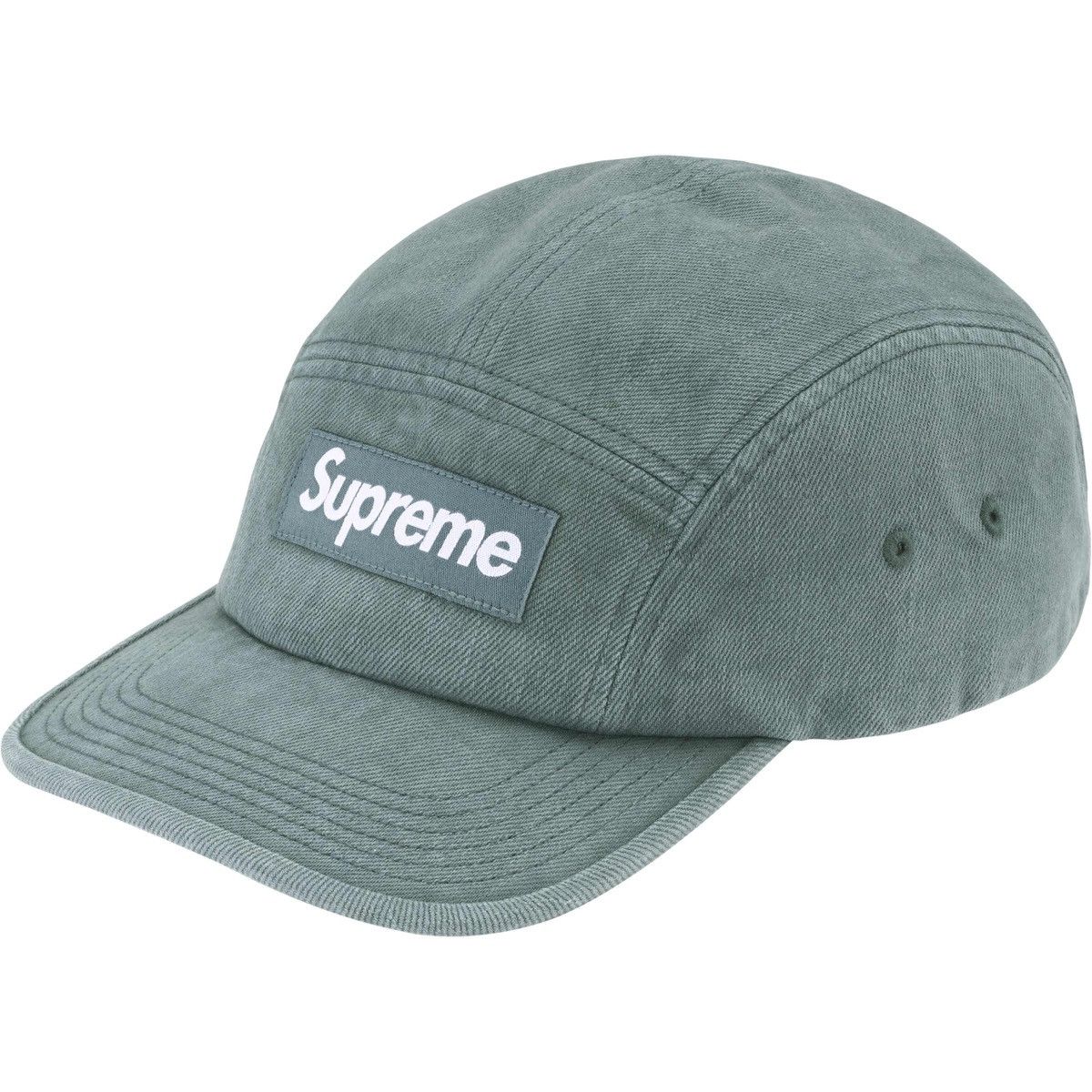 Supreme Supreme Bandana Jacquard Denim Camp Cap Blue | Grailed