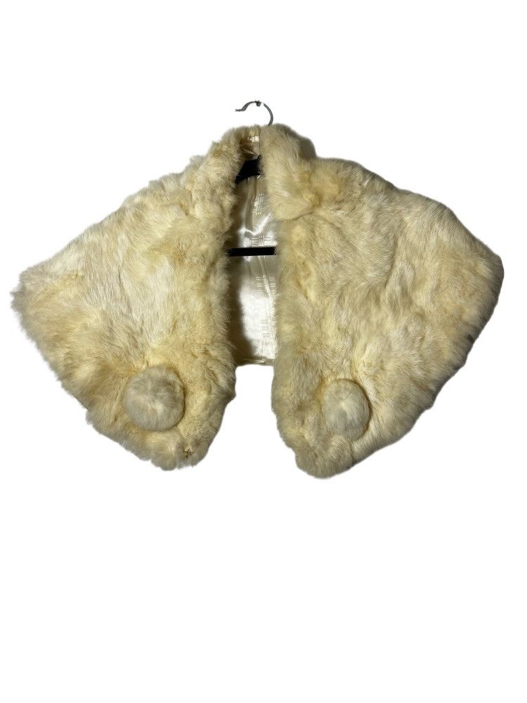Other × Vintage Vintage White Fur Wrap - Stole Coat Size ONE SIZE - 1 Thumbnail