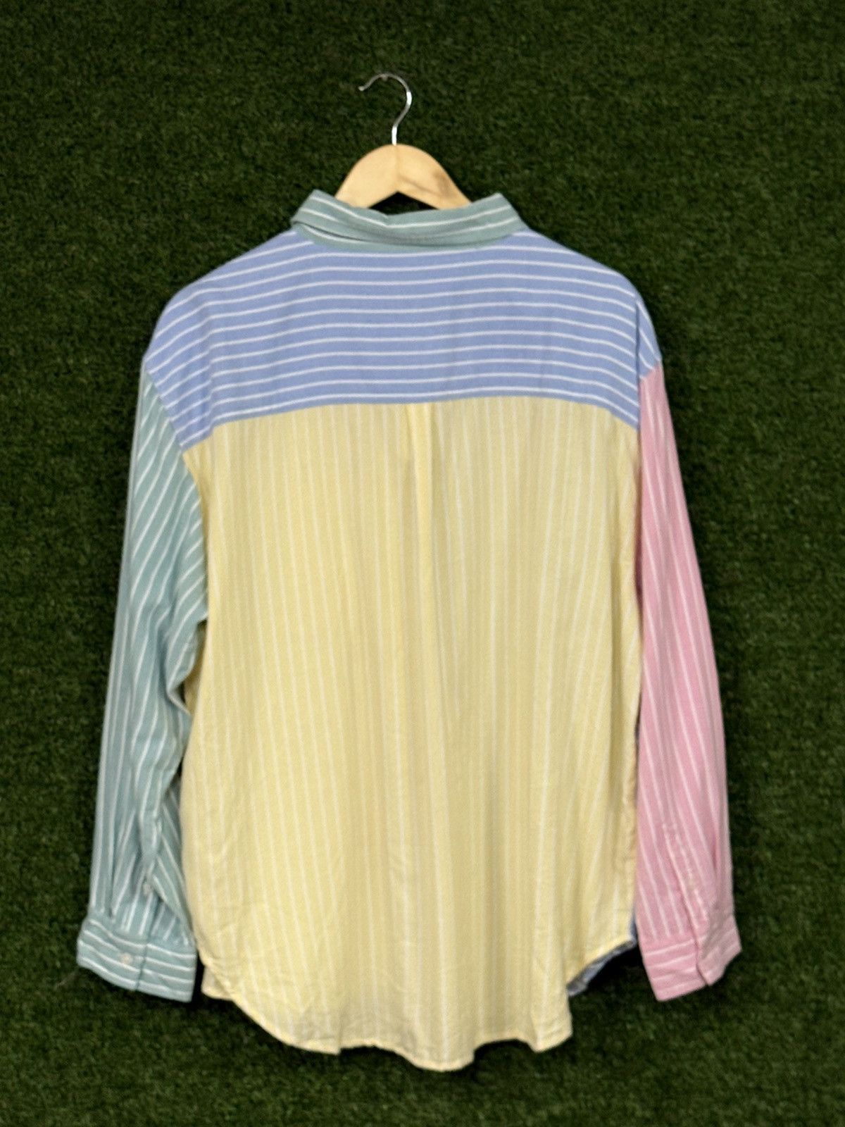 American Eagle Outfitters American Eagle Patch Preppy Pied Button Shirt XL AE Size US XL / EU 56 / 4 - 2 Thumbnail