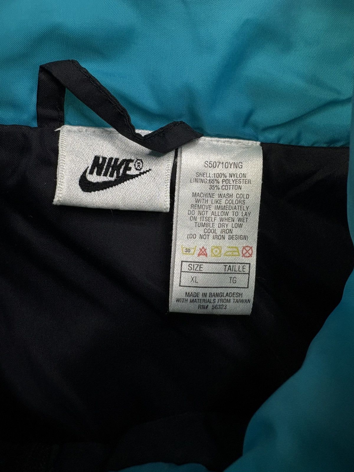 Nike Vintage Nike Black Track Jacket 90s Size US XL / EU 56 / 4 - 4 Thumbnail