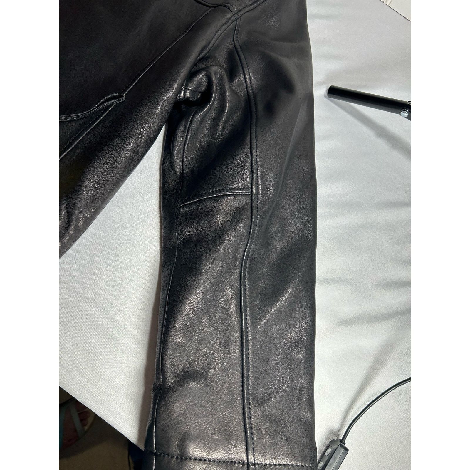 Dockers Dockers Men’s Genuine Leather Jacket “M” Zipper Black S M Size US M / EU 48-50 / 2 - 8 Thumbnail