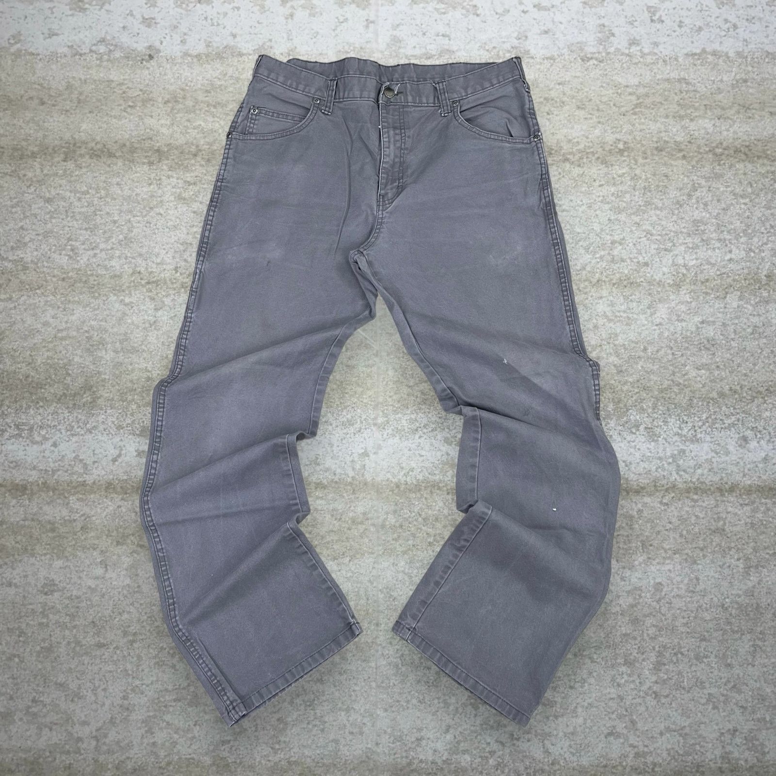 Dickies Vintage Y2K Dickies Carpenter Pants 34x32 Straight Leg Grey Size US 34 / EU 50 - 2 Thumbnail