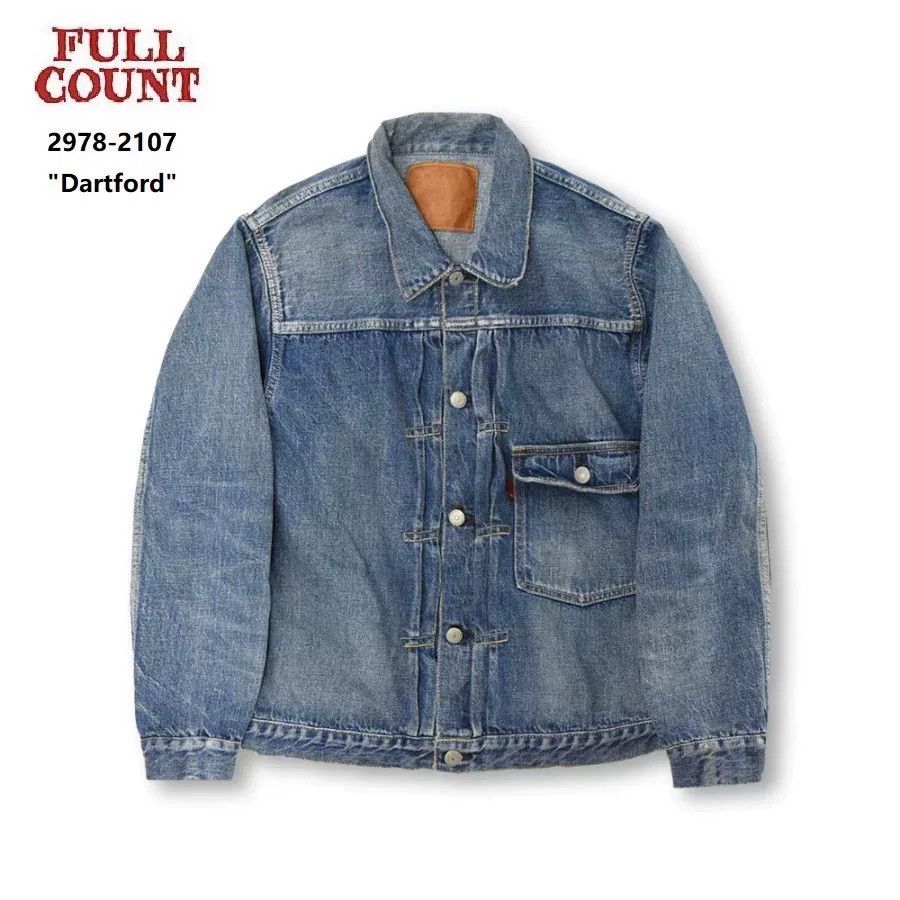 Full Count & Co. Fullcount Vintage Denim Jacket Size US XXS / EU 40 - 1 Thumbnail