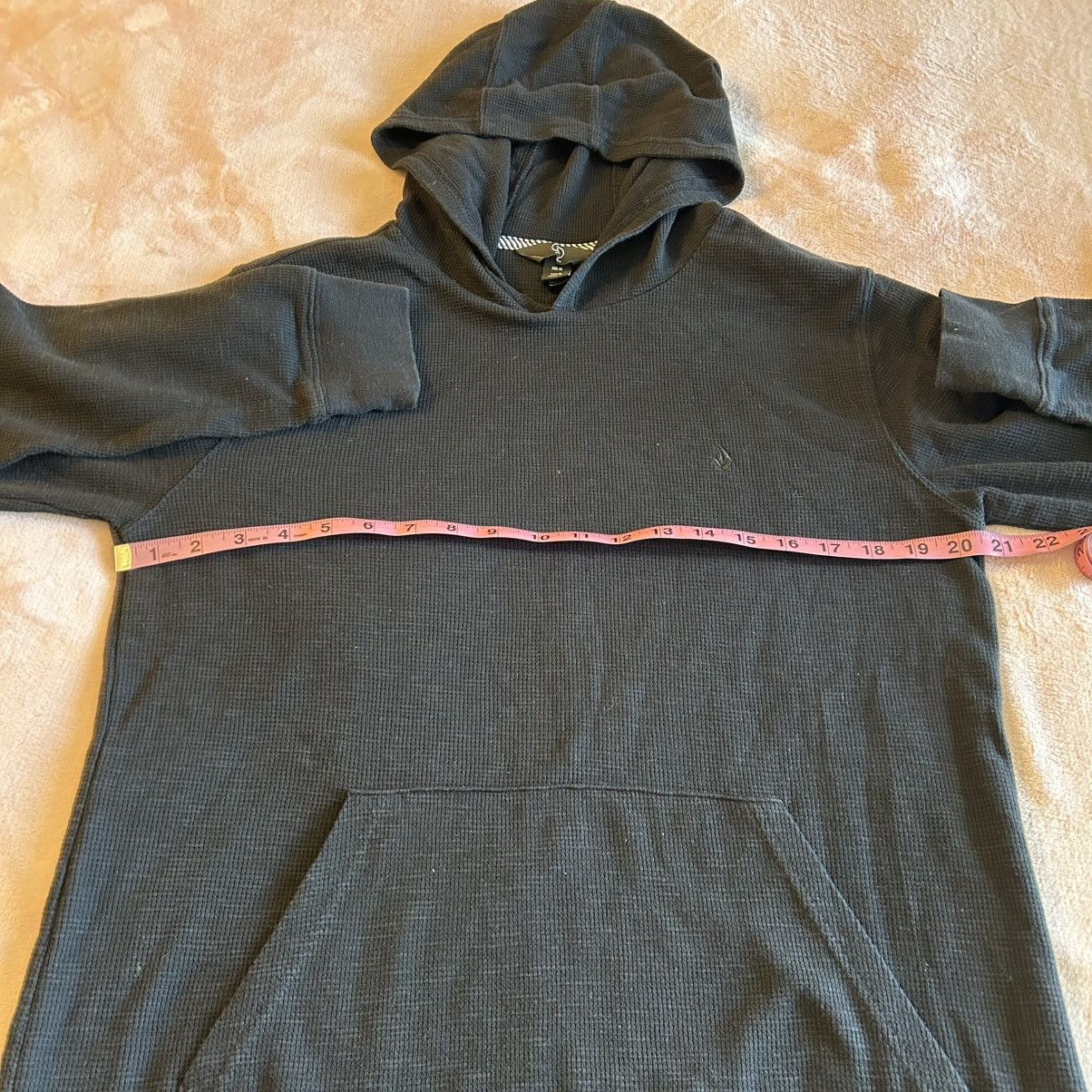 Volcom Volcom black waffle knit pullover shirt with hood size M Size US M / EU 48-50 / 2 - 9 Thumbnail