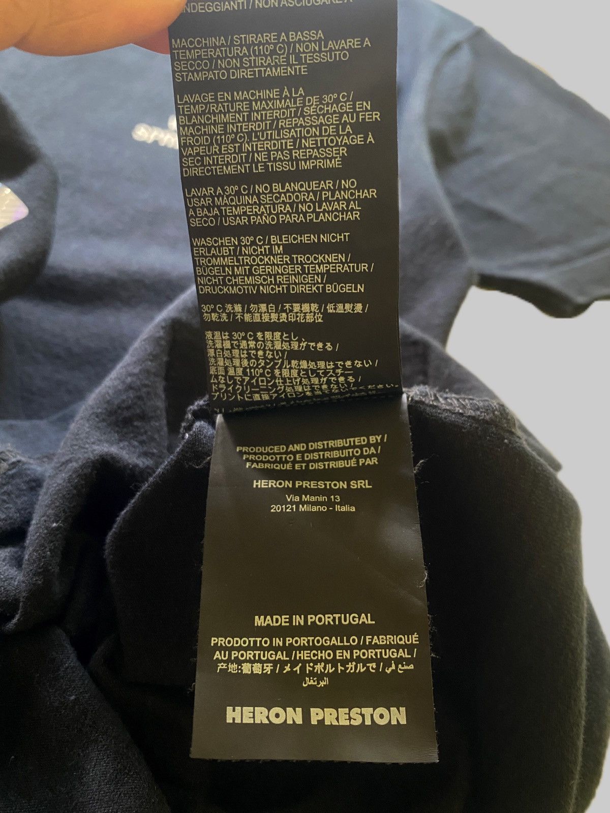 Heron Preston SS19 Heron Preston Metal Worker tee Size US M / EU 48-50 / 2 - 5 Thumbnail