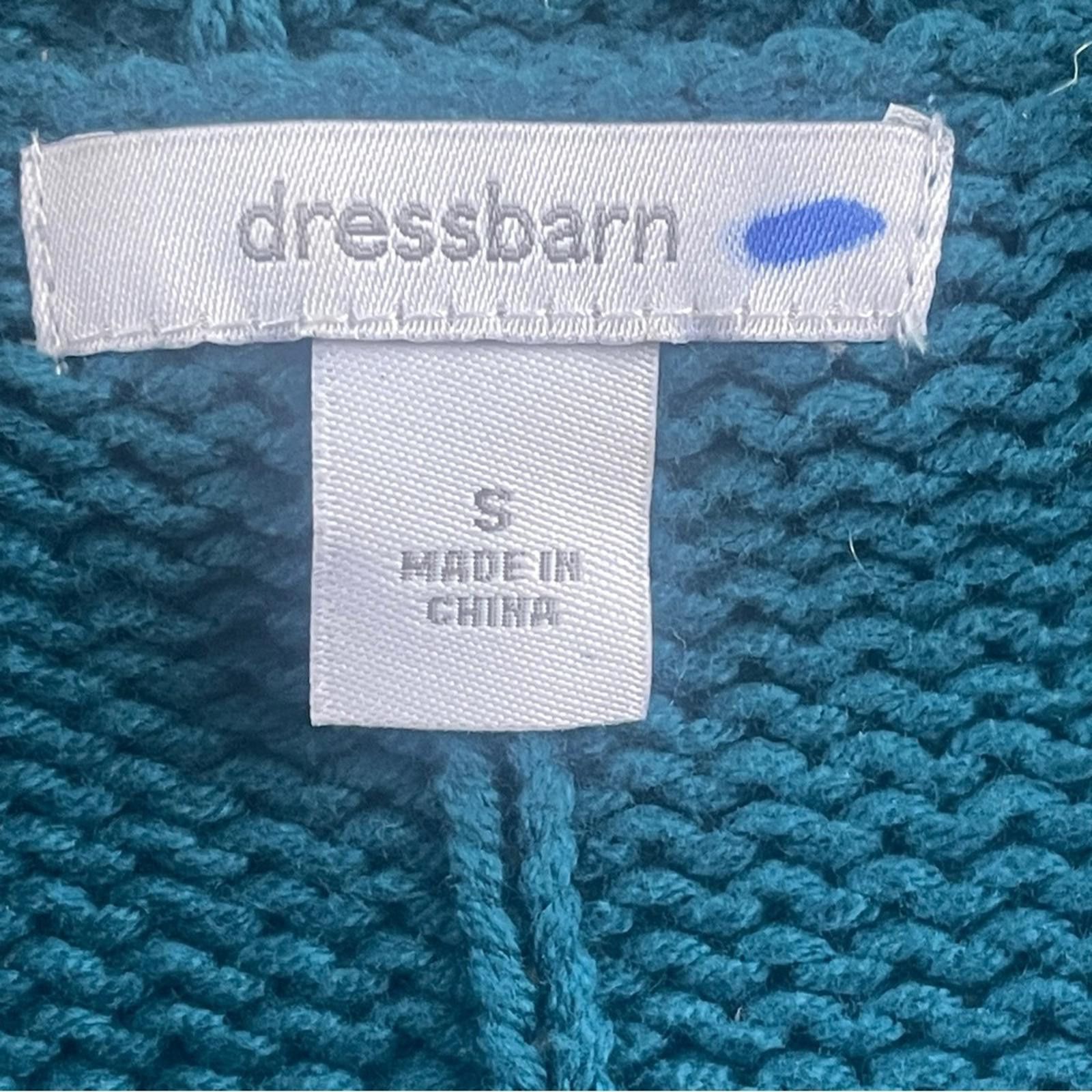 Other dressbarn Teal Button-Up Women's Cardigan Size S / US 4 / IT 40 - 4 Thumbnail