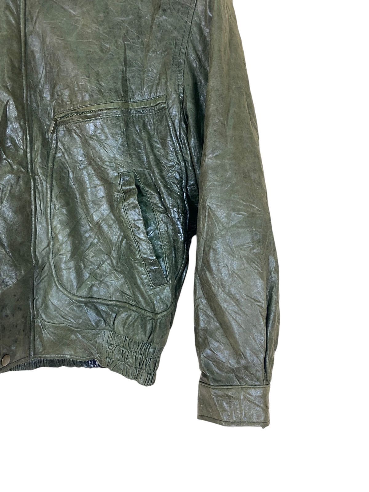 Vintage Leather The Jet Age Attached Fur Collar Flight Jacket Size US M / EU 48-50 / 2 - 6 Thumbnail