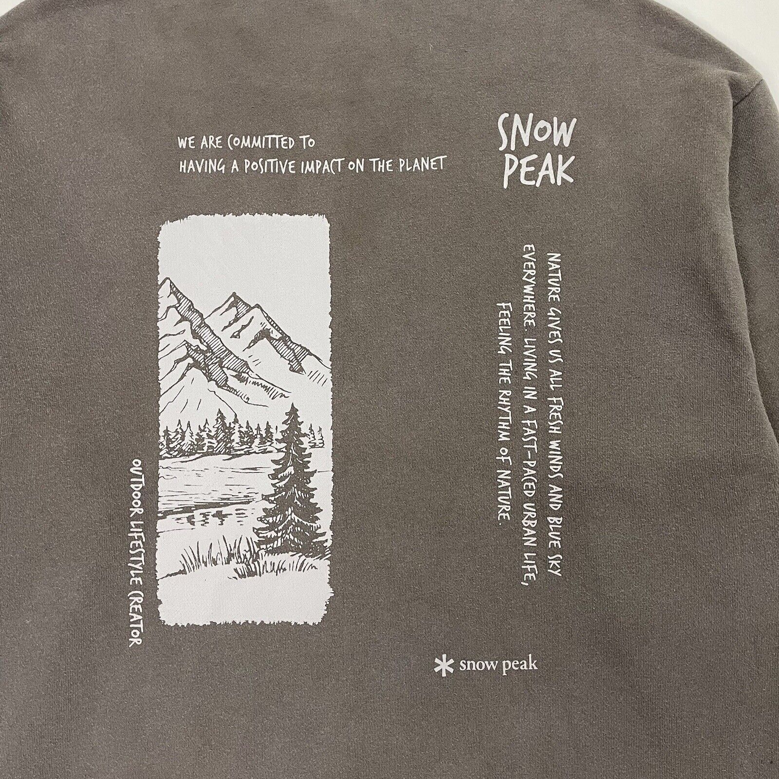 Snow Peak Snow Peak Spell Out Sweatshirt Sweater Jumper Size Small S Size US S / EU 44-46 / 1 - 3 Thumbnail