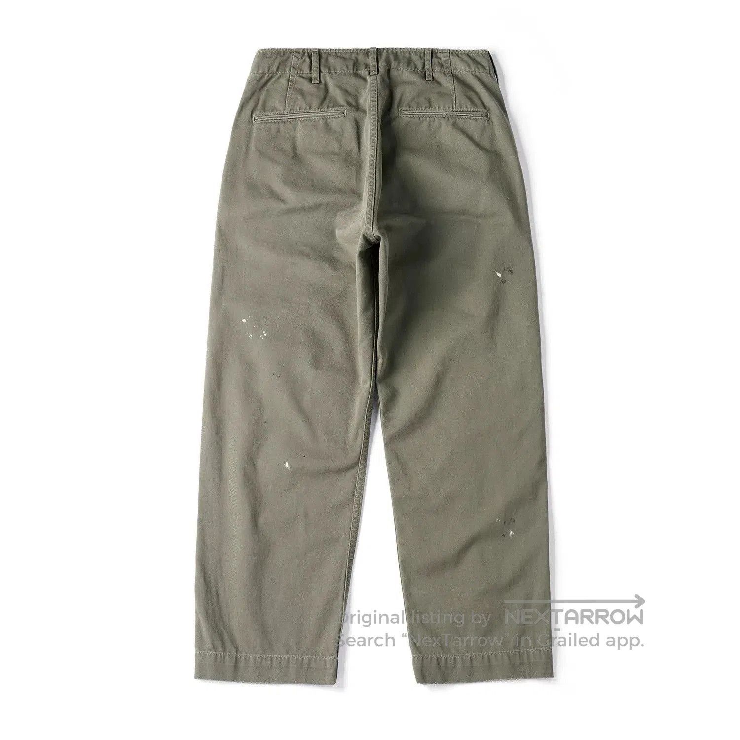 Full Count & Co. Vintage Military Style Casual Trousers. Size US 34 / EU 50 - 6 Thumbnail