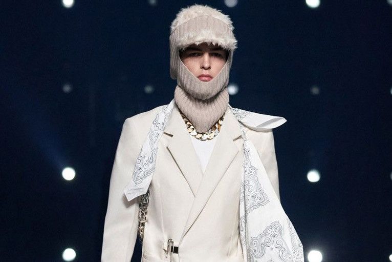 Givenchy Givenchy FW21 Off White Faux Mink Hat Size ONE SIZE - 8 Thumbnail