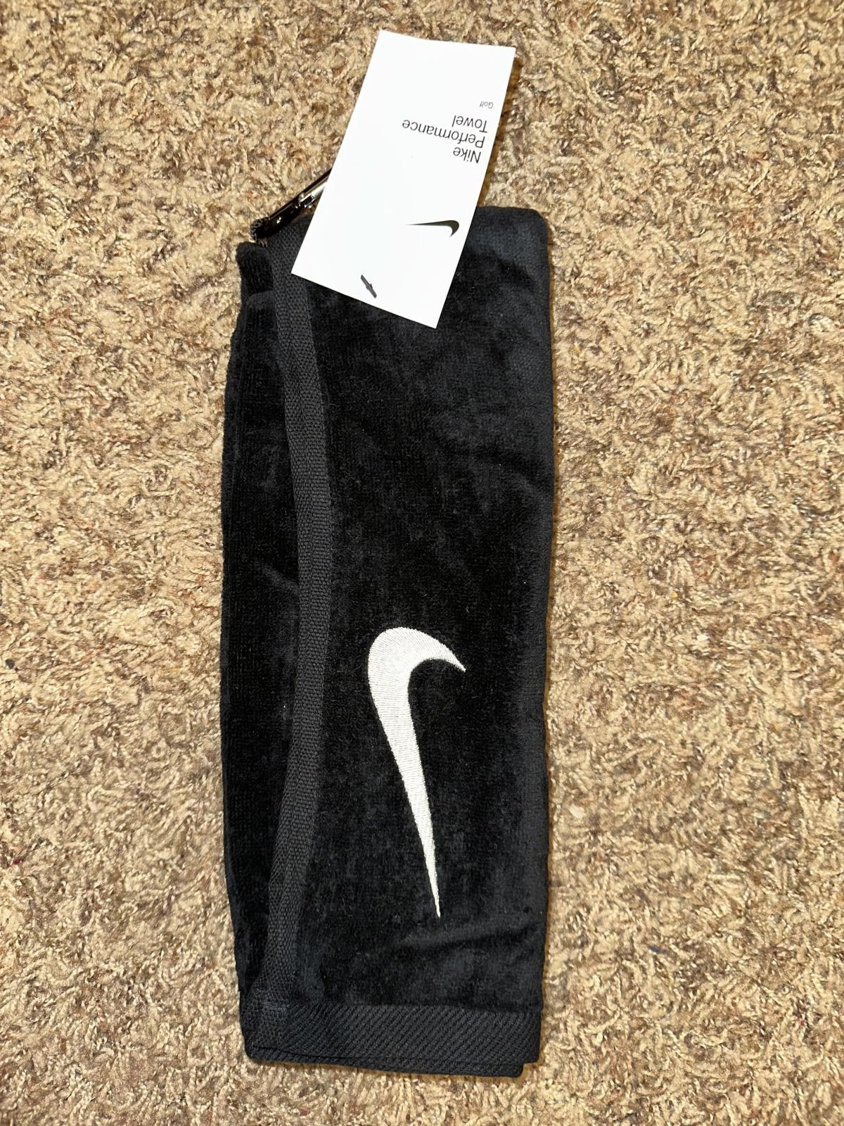 Nike Nike Performance Golf Black Towel Size ONE SIZE - 1 Thumbnail