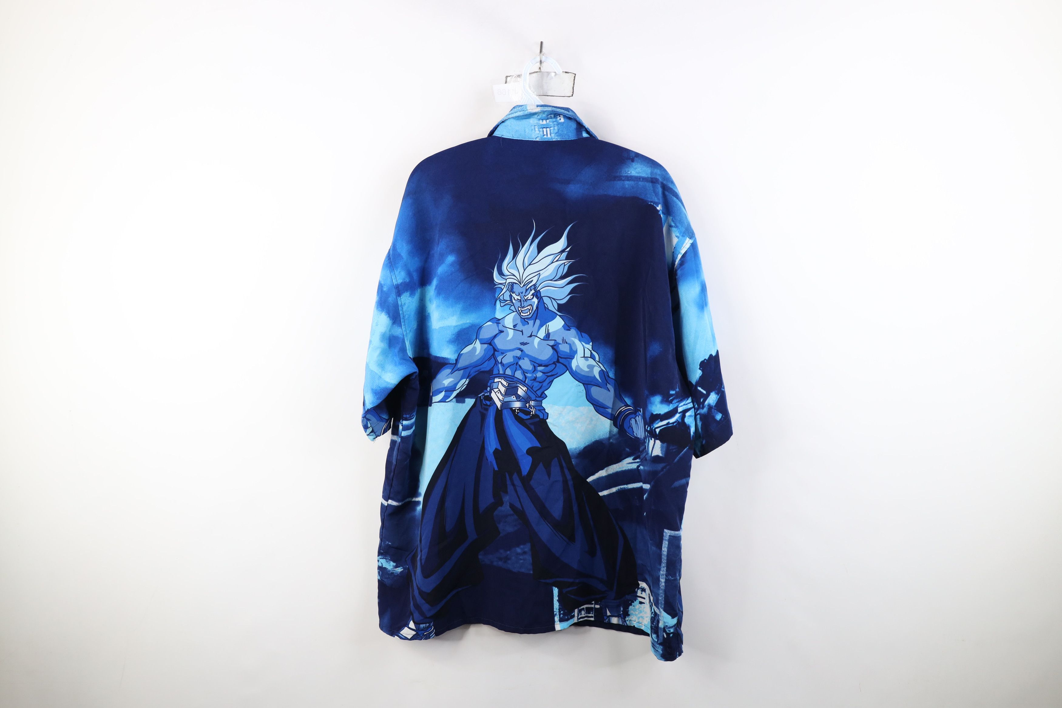 Vintage Vintage 90s Y2K Dragon Ball Z Anime Short Sleeve Shirt Size US L / EU 52-54 / 3 - 12 Thumbnail
