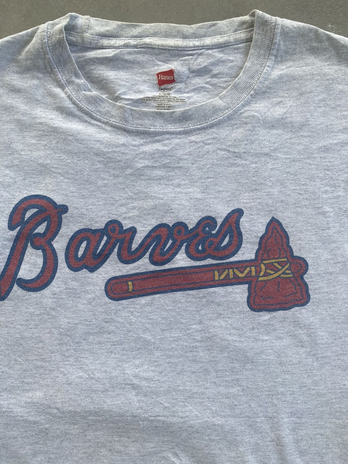 Hanes × Vintage ATLANTA BRAVES FAN TEE Size US L / EU 52-54 / 3 - 2 Thumbnail