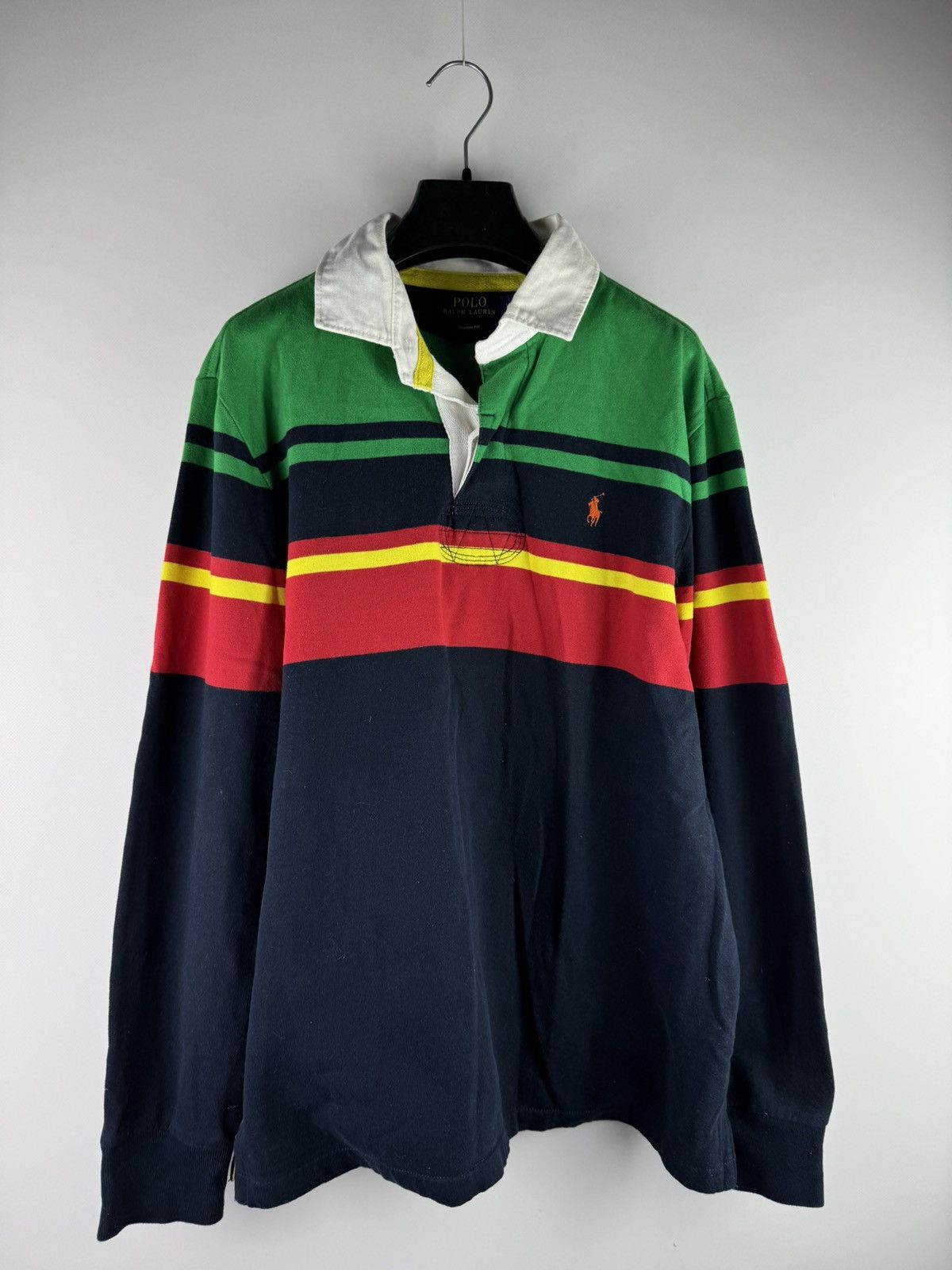 90s “POLO By Ralph Lauren” rugger shirt Vintage Polo Sport Ralph Lauren Tigers L/S Shirt Size XXL, Now