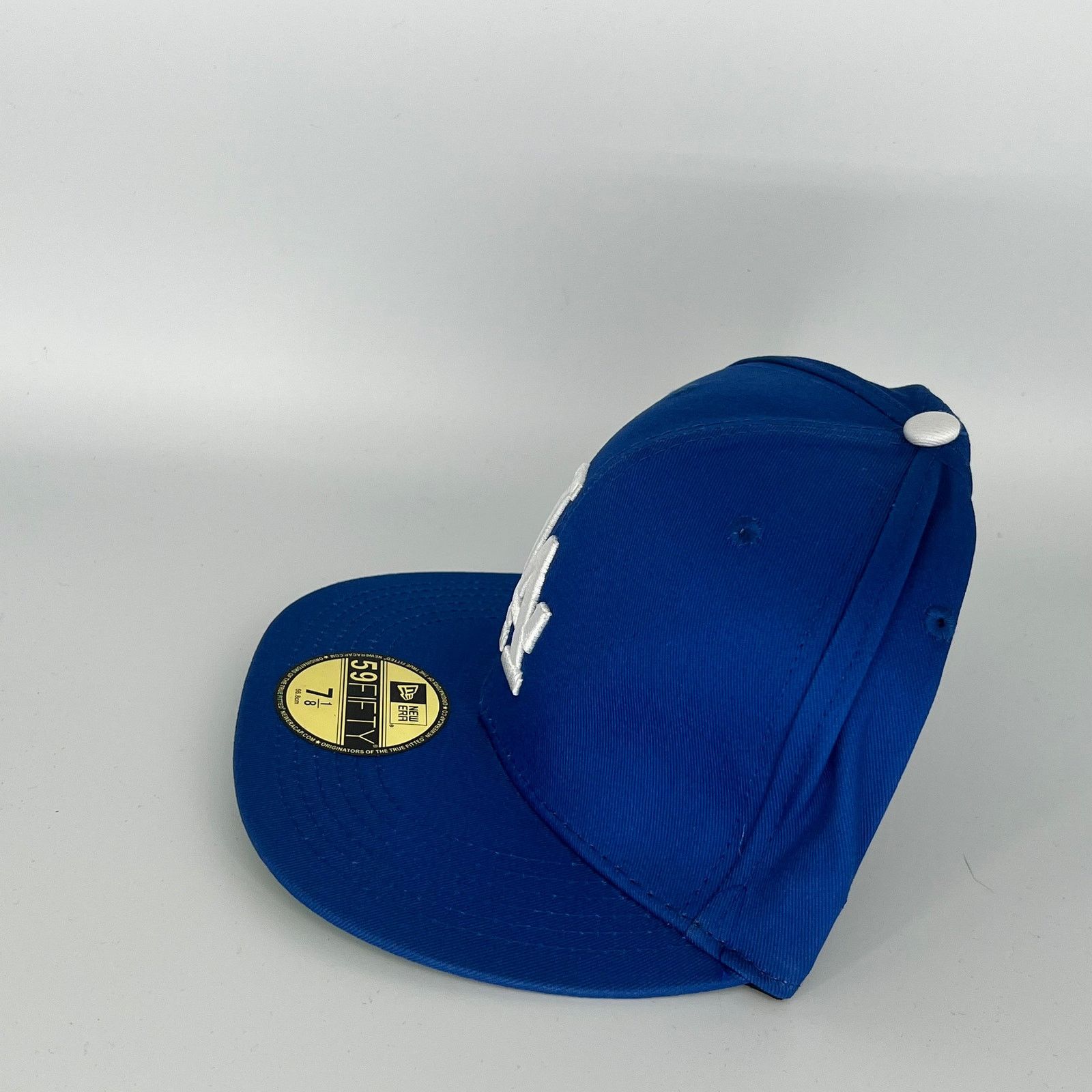 New Era Size 7 1/4 Blue Los Angeles Dodgers 75 Years Jackie Robinson Size ONE SIZE - 2 Thumbnail