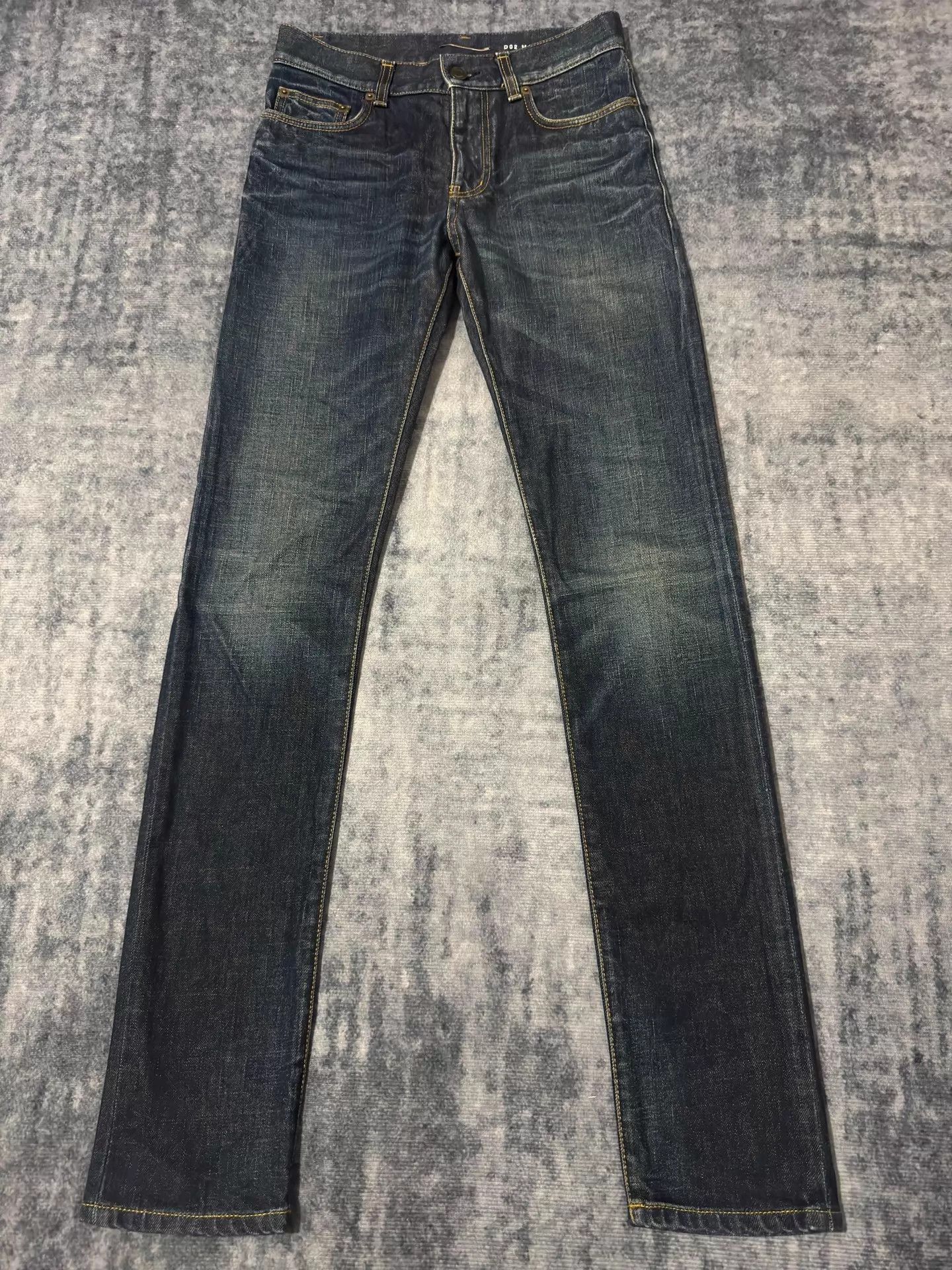 Saint Laurent Paris Saint Laurent SLP 13SS Deep Blue Cat Claw Skinny 28 Size US 28 / EU 44 - 1 Thumbnail