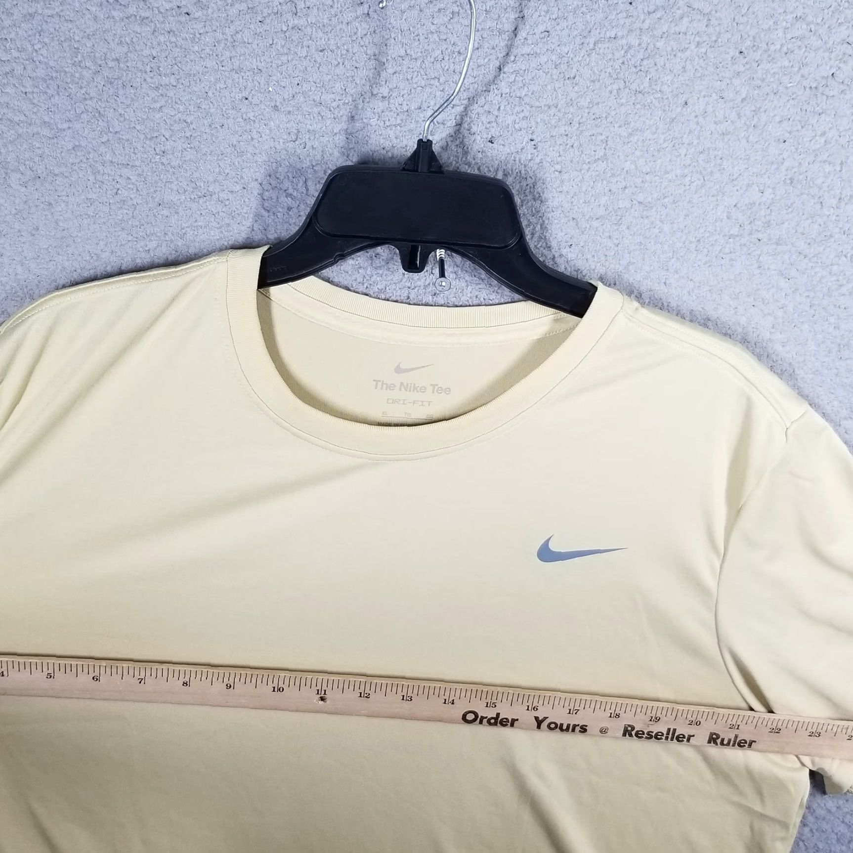 Nike Nike Shirt Womens XL Gold Dri-FIT Training Tee Lightweight Athletic DV7312-783 Size XL / US 12-14 / IT 48-50 - 6 Thumbnail