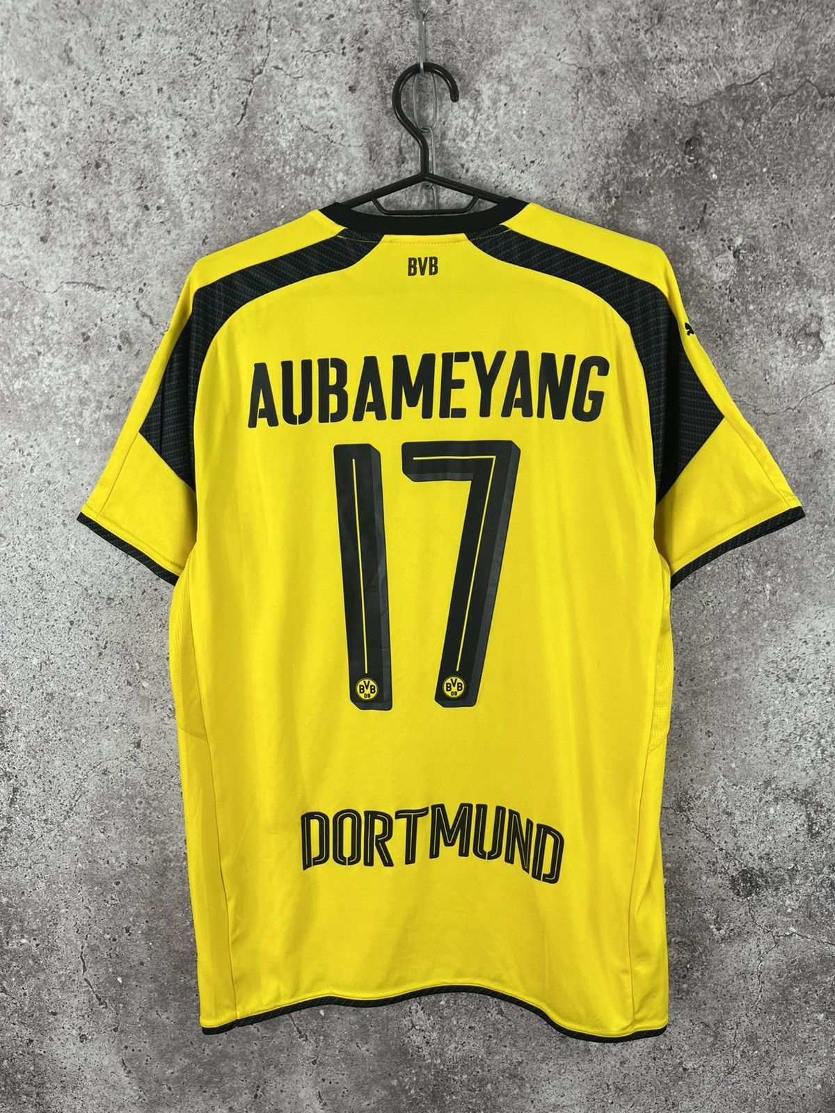Puma Borussia Dortmund #17 Aubameyang Cup Shirt 2016/2017 Jersey Size US L / EU 52-54 / 3 - 9 Thumbnail