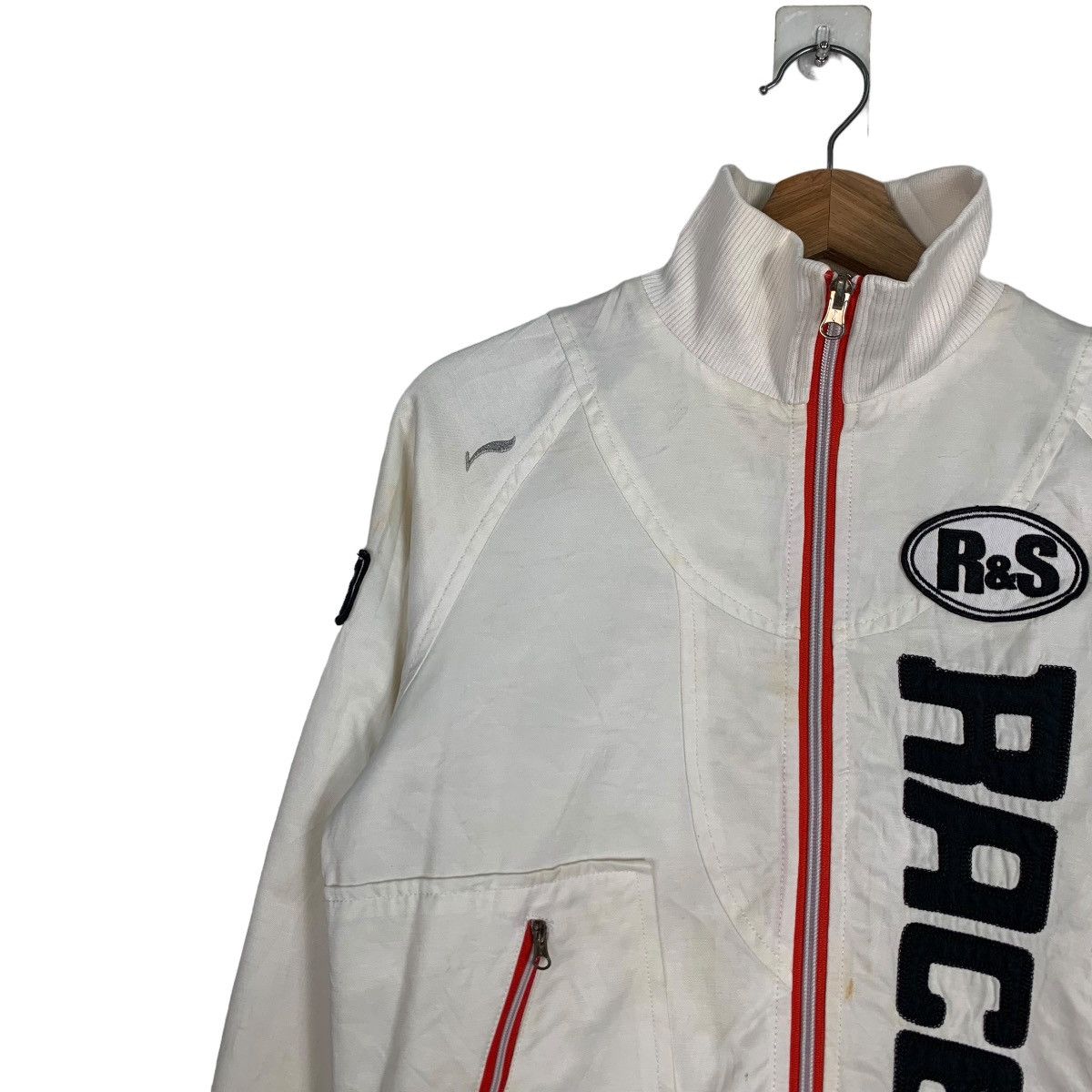 Japanese Brand R&S RACE BIG LOGO ZIPPER JACKET #0079-C5 Size US S / EU 44-46 / 1 - 7 Thumbnail