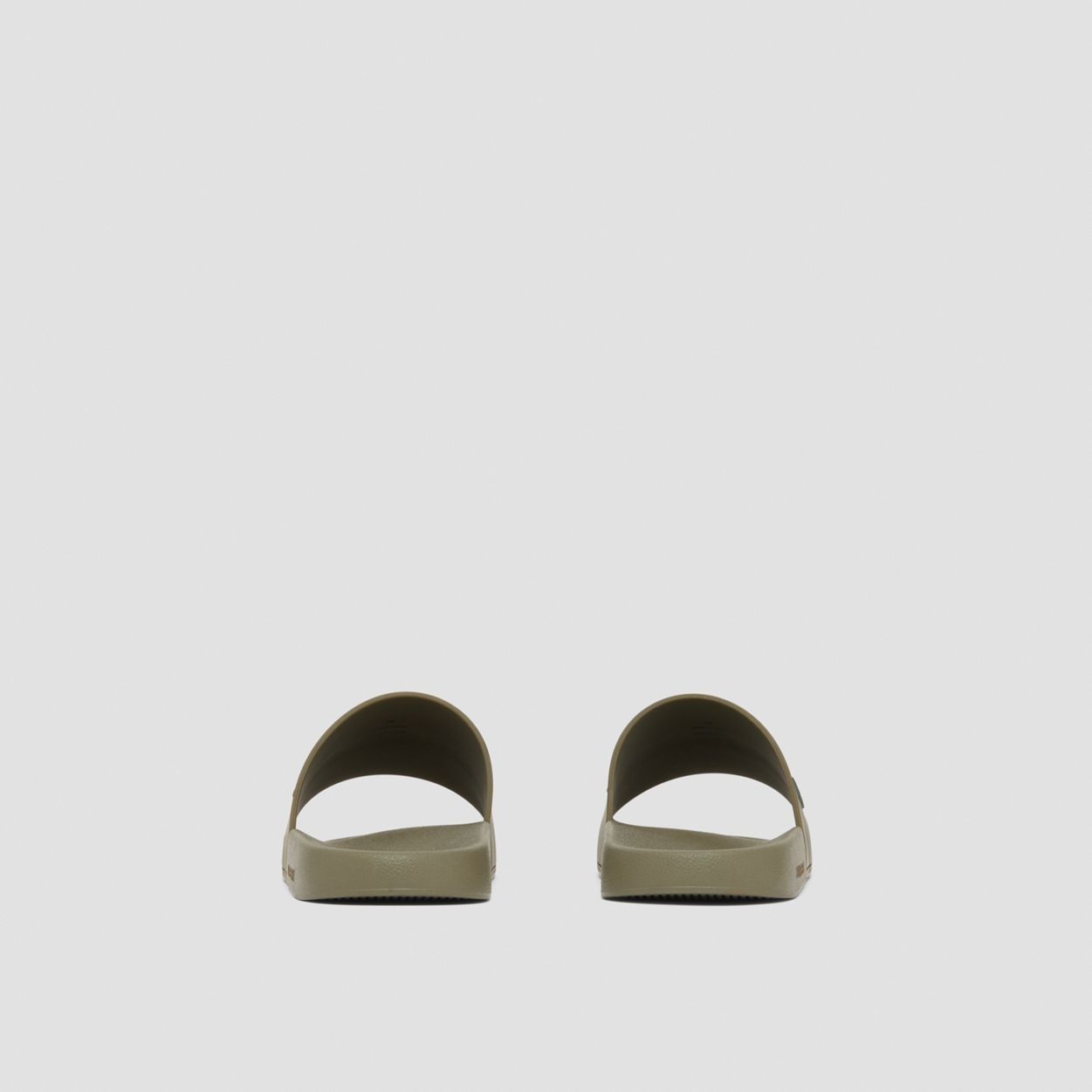 Burberry o1w1db10126 Logo Detail Two-Tone Slides in Dark Green Size US 6 / EU 39 - 5 Thumbnail