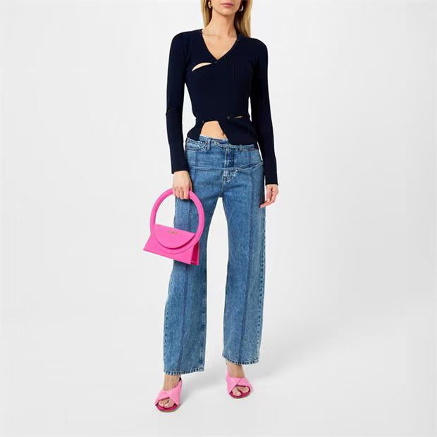 Jacquemus o1g2r1mq1024 Cardigan in Navy Size M / US 6-8 / IT 42-44 - 3 Thumbnail
