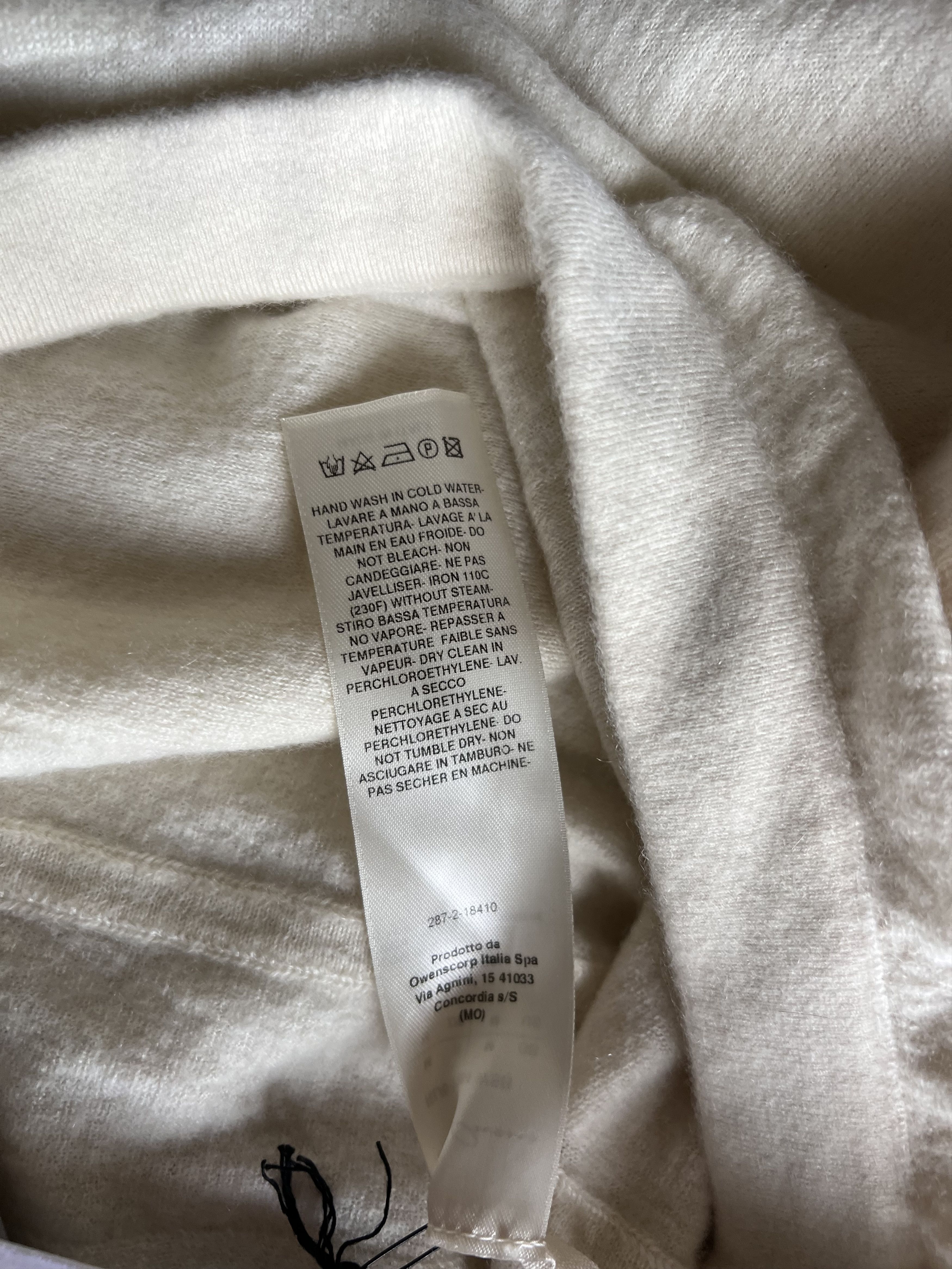 Rick Owens Rick Owens Fogachine Cashmere Sweatpants in Natural Size US 30 / EU 46 - 11 Thumbnail